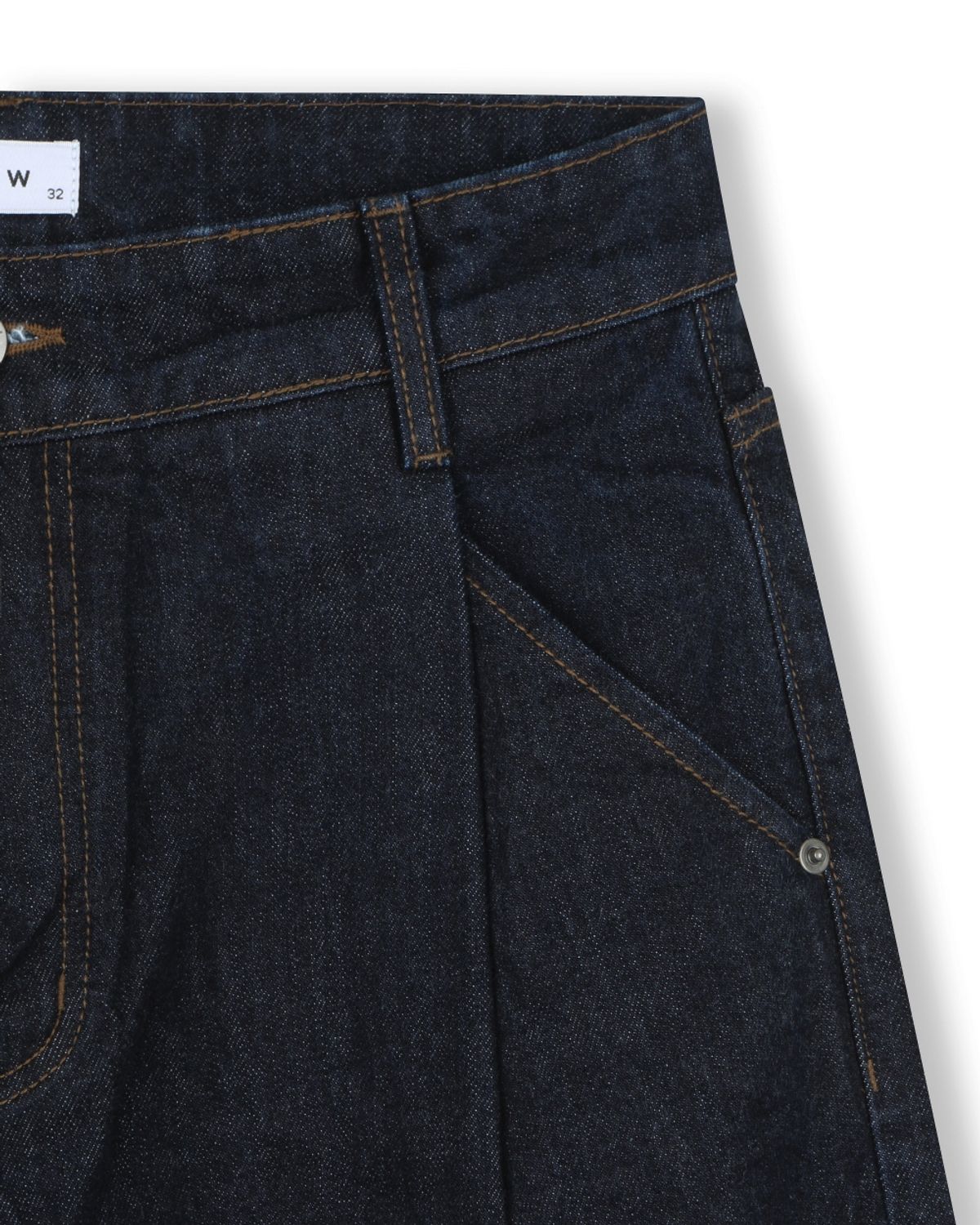 비슬로우(BESLOW) CONE MILL DEEP ONE TUCK JEAN INDIGO
