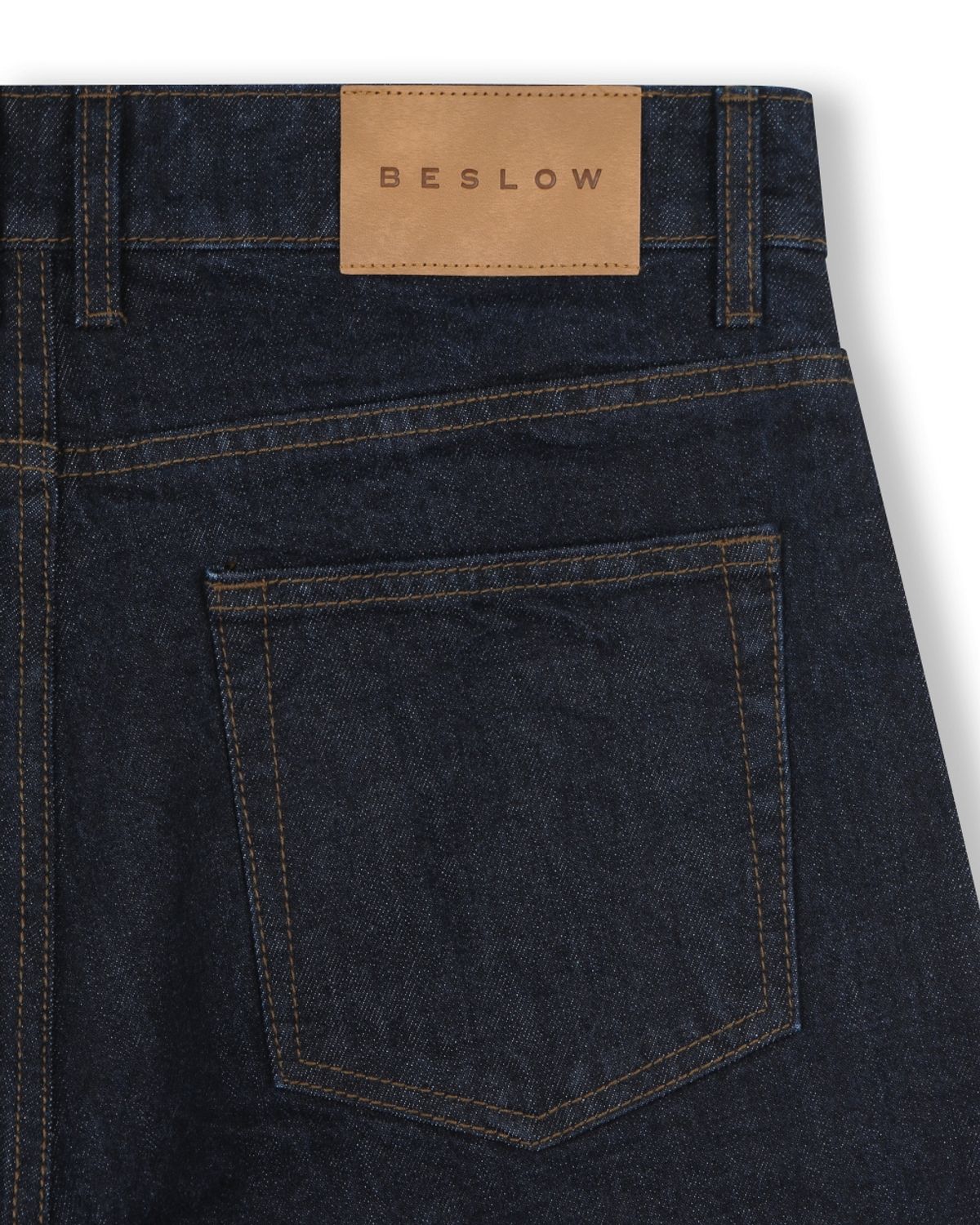 비슬로우(BESLOW) CONE MILL DEEP ONE TUCK JEAN INDIGO