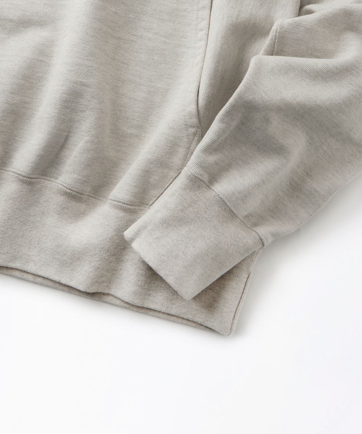 아웃스탠딩(OUTSTANDING) REVERSE HEAVY HOOD SWEAT_1%OATMEAL