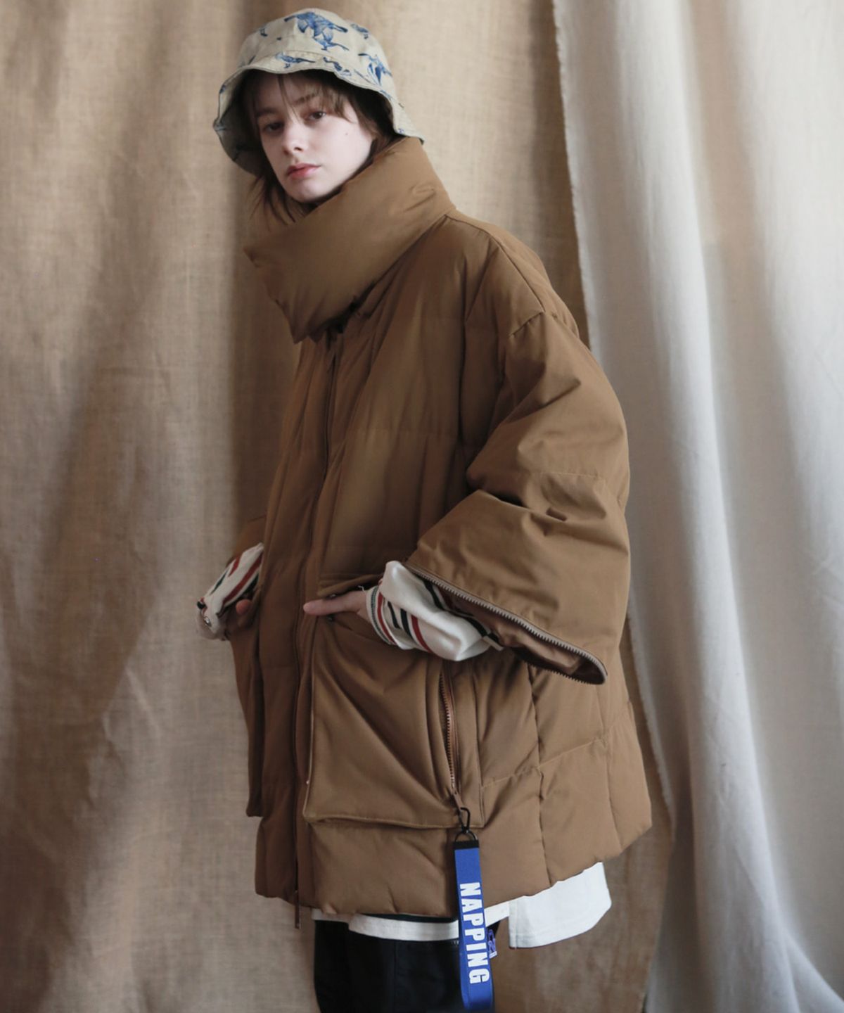 내핑스노우(NAPPINGSNOW) J4-1819- CHAGE JKT(J4-체인지-BROWN)
