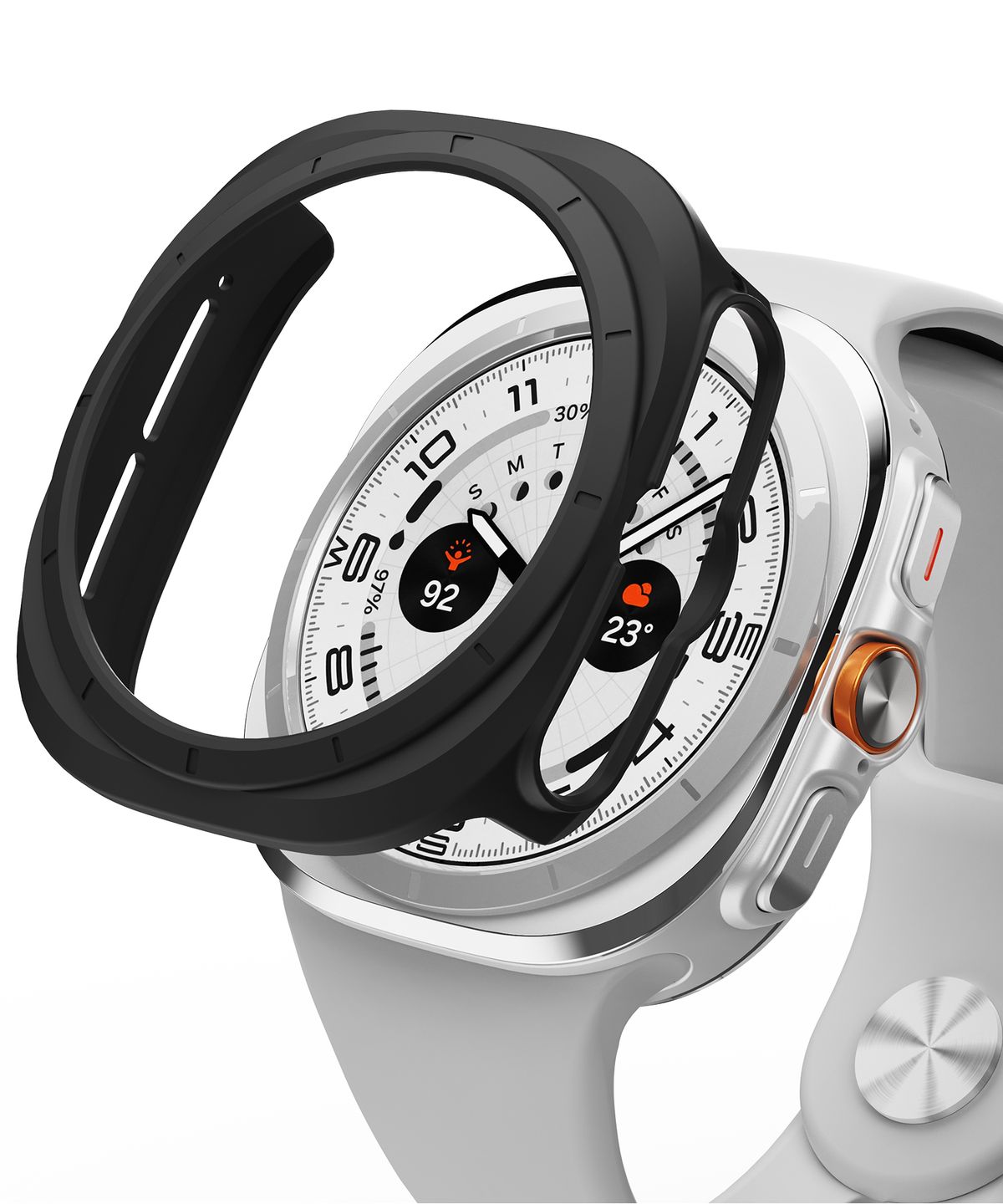 신지모루(SINJIMORU) 갤럭시워치 9·8·7·울트라2·FE·6·5·4·3·프로·클래식 40 41 42 43 44 45 46 47 mm 일체형 풀커버 하드 케이스