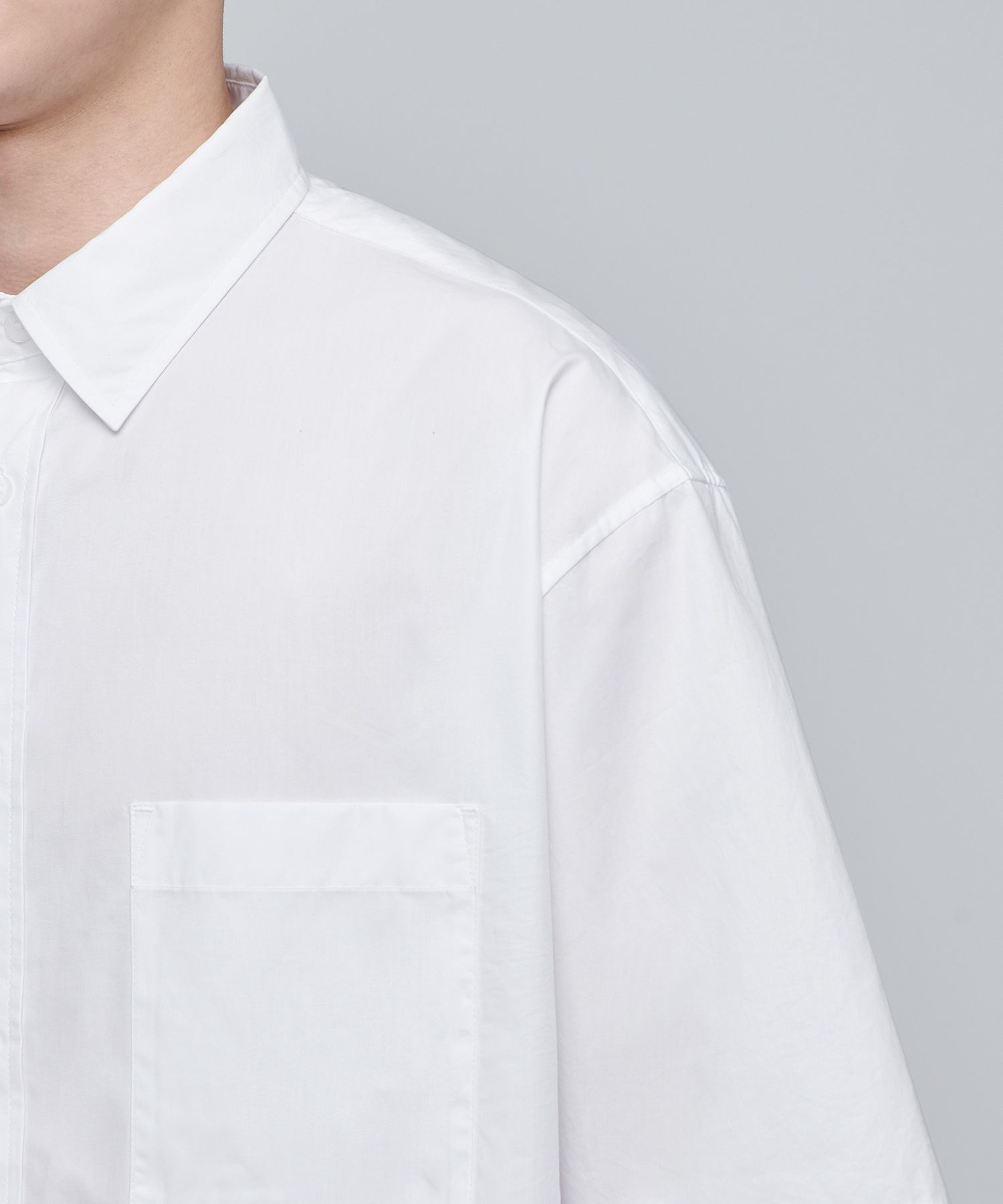★MUSINSA STANDARD★ Relaxed soft poplin shirt white MMESH10 MUSINSA | MUSINSA STANDARD Relaxed Washed Poplin Short