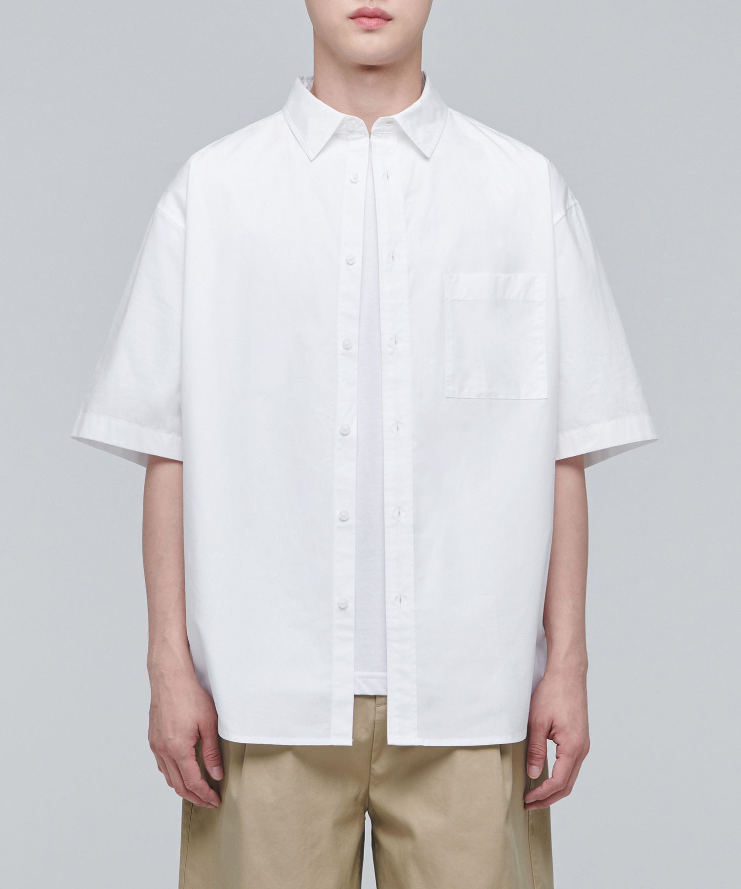 MUSINSA | MUSINSA STANDARD OVERSIZED POPLIN SHORT SLEEVE