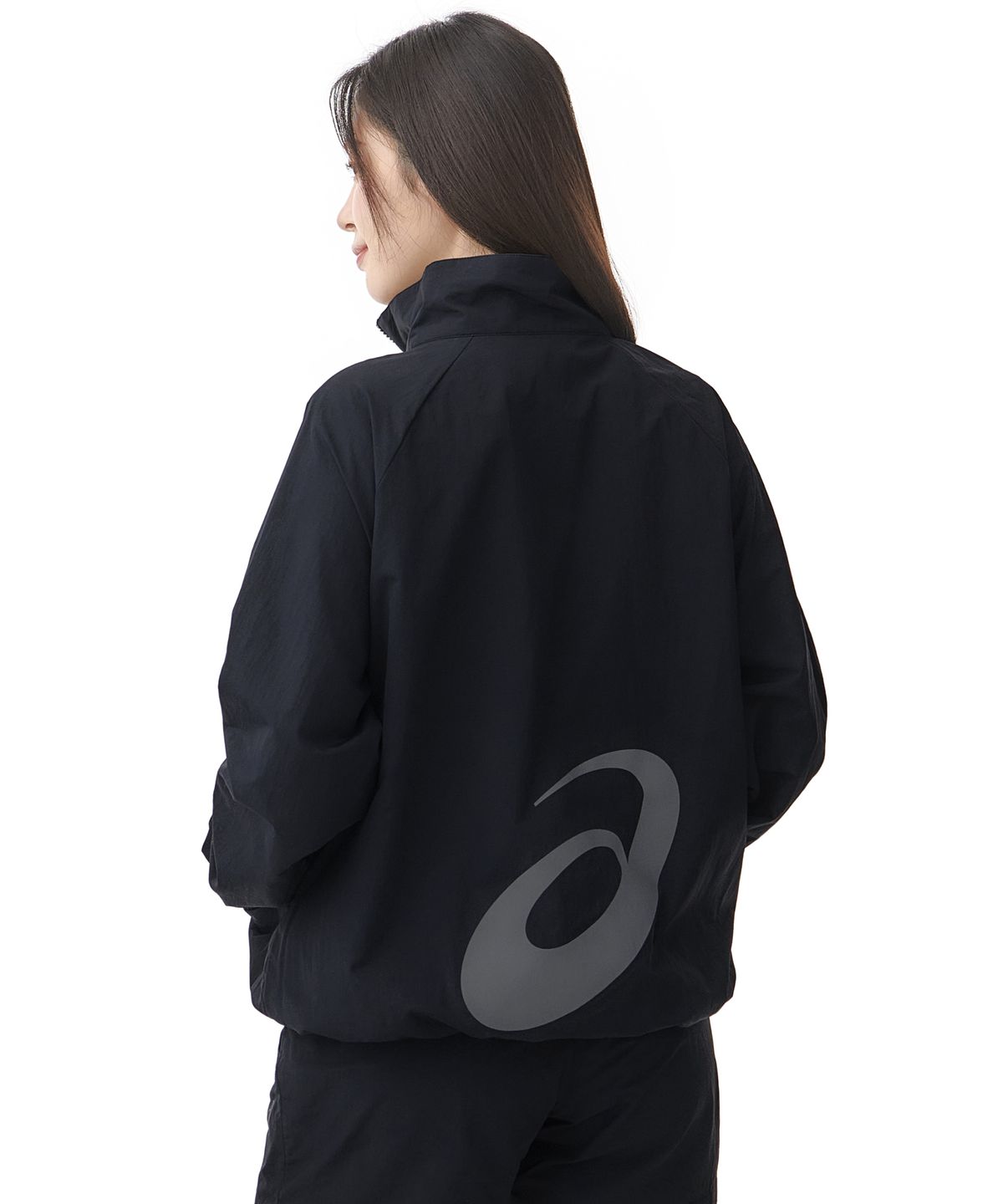 아식스(ASICS) 나일론 아노락 자켓 - 블랙 / 2033B427-001
