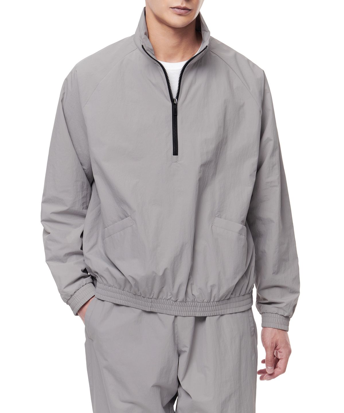 아식스(ASICS) 나일론 아노락 자켓 - 오트밀 / 2033B427-250