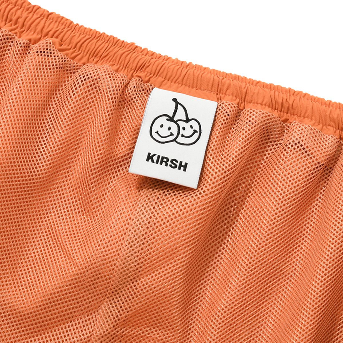 키르시(KIRSH) 두들 체리 투웨이 집업 롱 스커트 [오렌지]