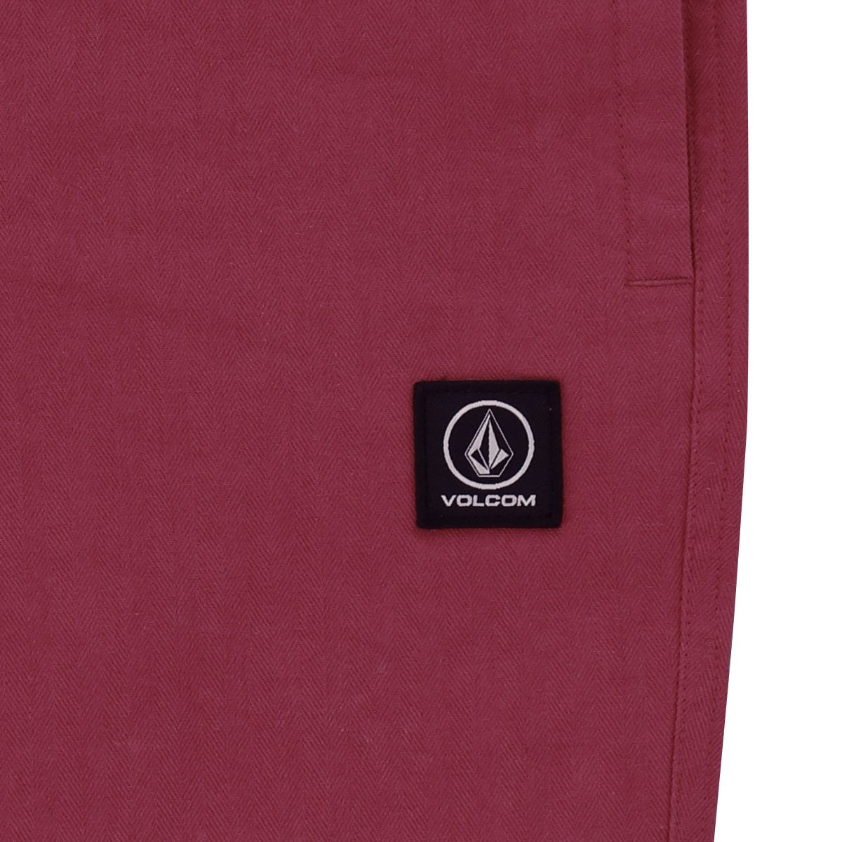 볼컴(VOLCOM) 헤링본 컴포트핏 카고 팬츠(레드)