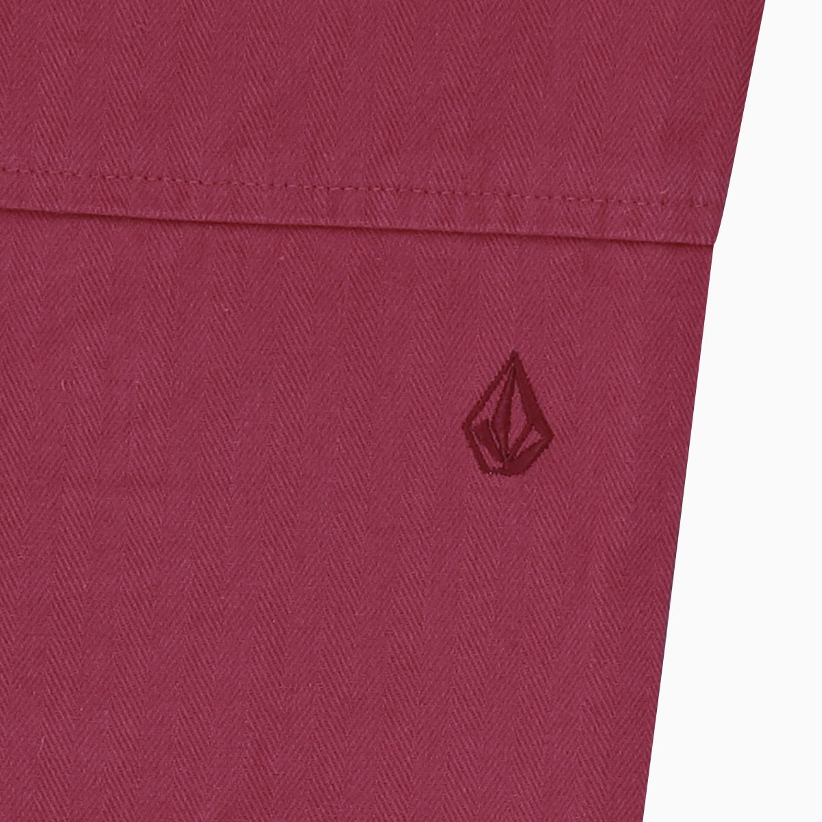 볼컴(VOLCOM) 헤링본 컴포트핏 카고 팬츠(레드)