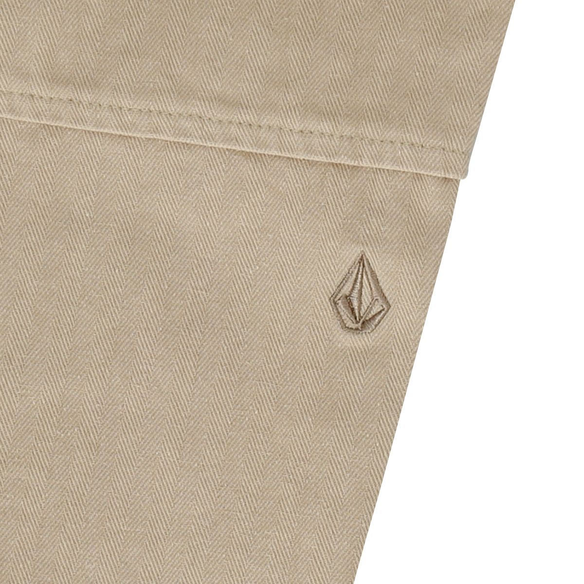 볼컴(VOLCOM) 헤링본 컴포트핏 카고 팬츠(베이지)