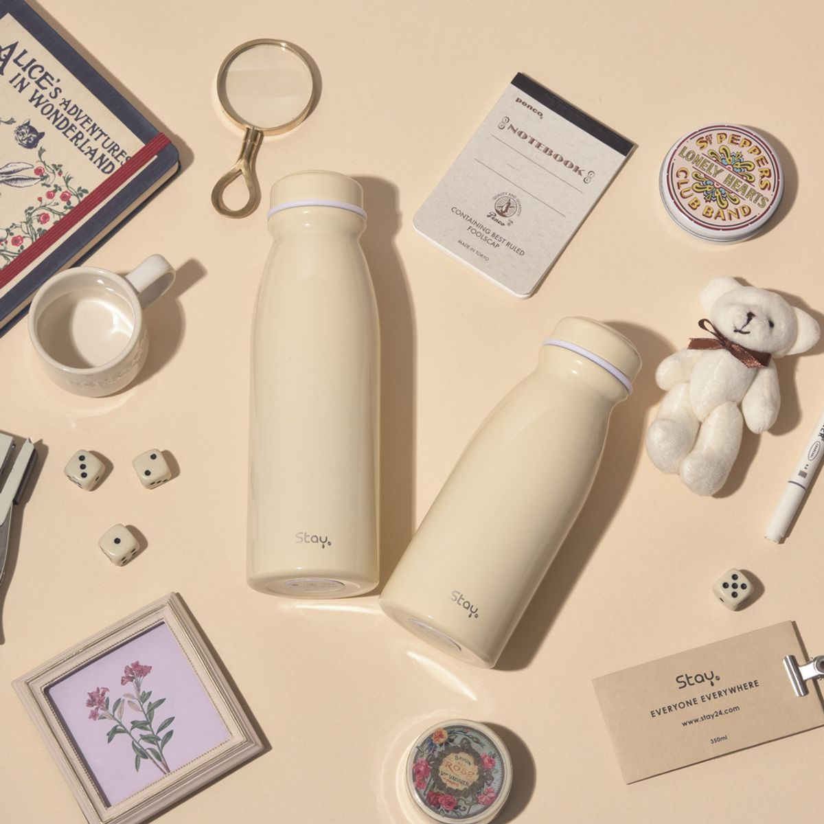 스테이24(STAY24) 라이크 초경량 스텐 텀블러 보온보냉 350ml_아이보리