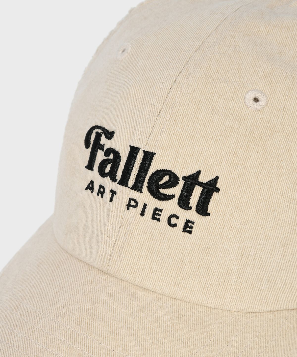 팔렛(FALLETT) 데미지 볼캡 베이지