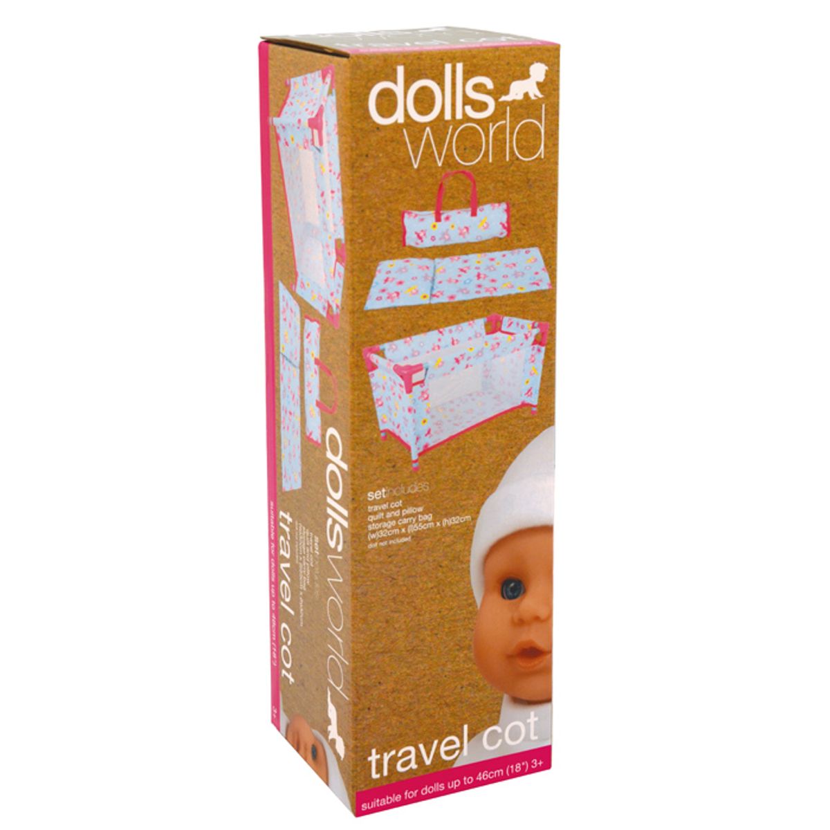 돌스월드(DOLLSWORLD) 여행용 요람(8201)