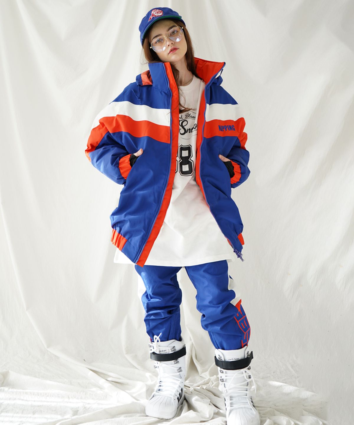 내핑스노우(NAPPINGSNOW) 1920-J-5 BOMB(밤BLUE)JKT