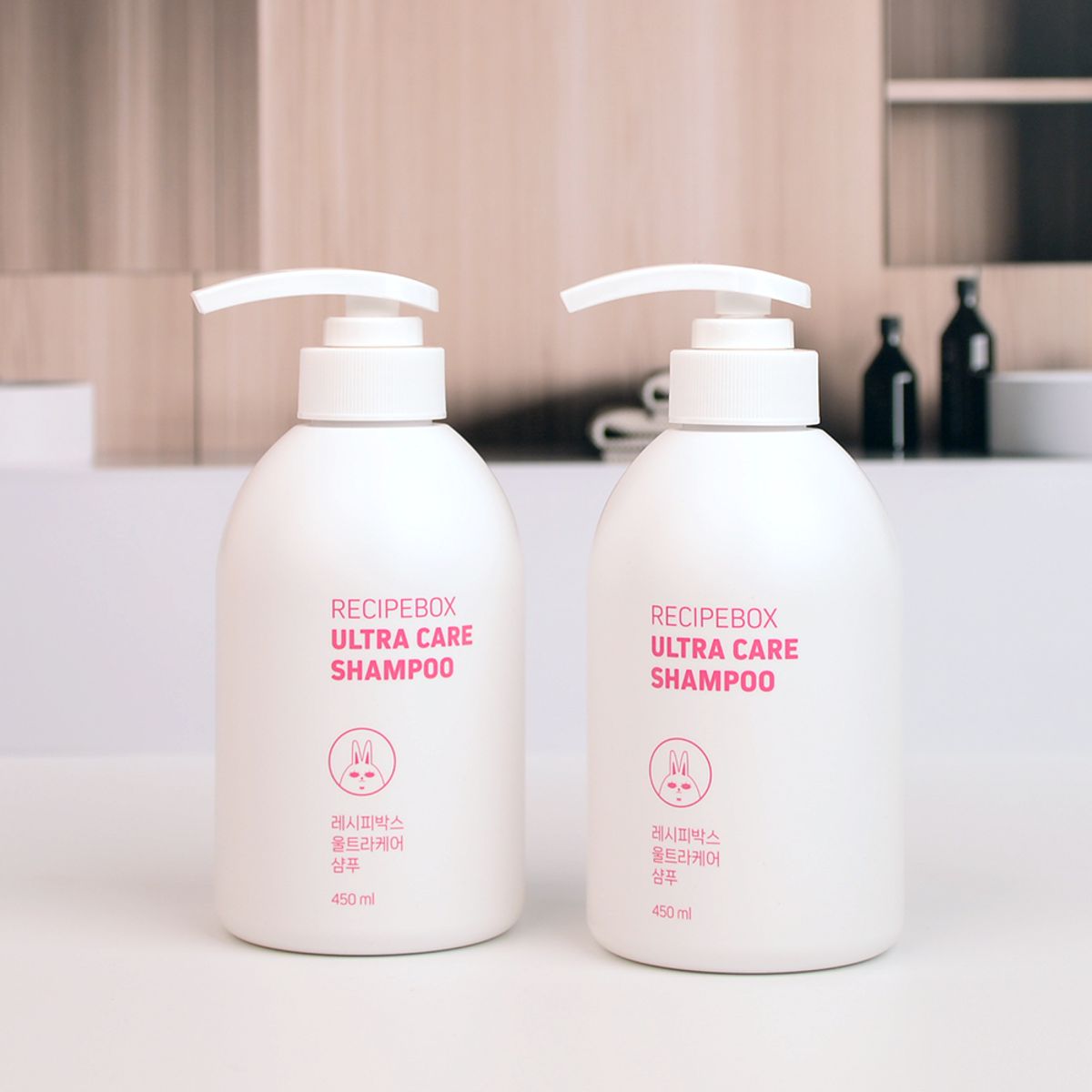 레시피박스(RECIPEBOX) [2개묶음]울트라케어 키즈 샴푸 450ml 2개묶음