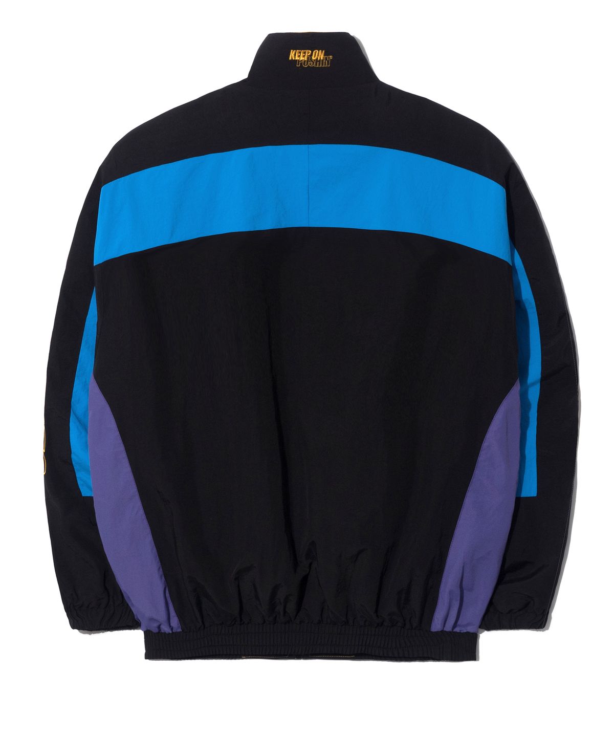 큐티에잇 가먼츠(QT8 GARMENTS) MH Retro Track Jacket (Black/Purple/Blue)