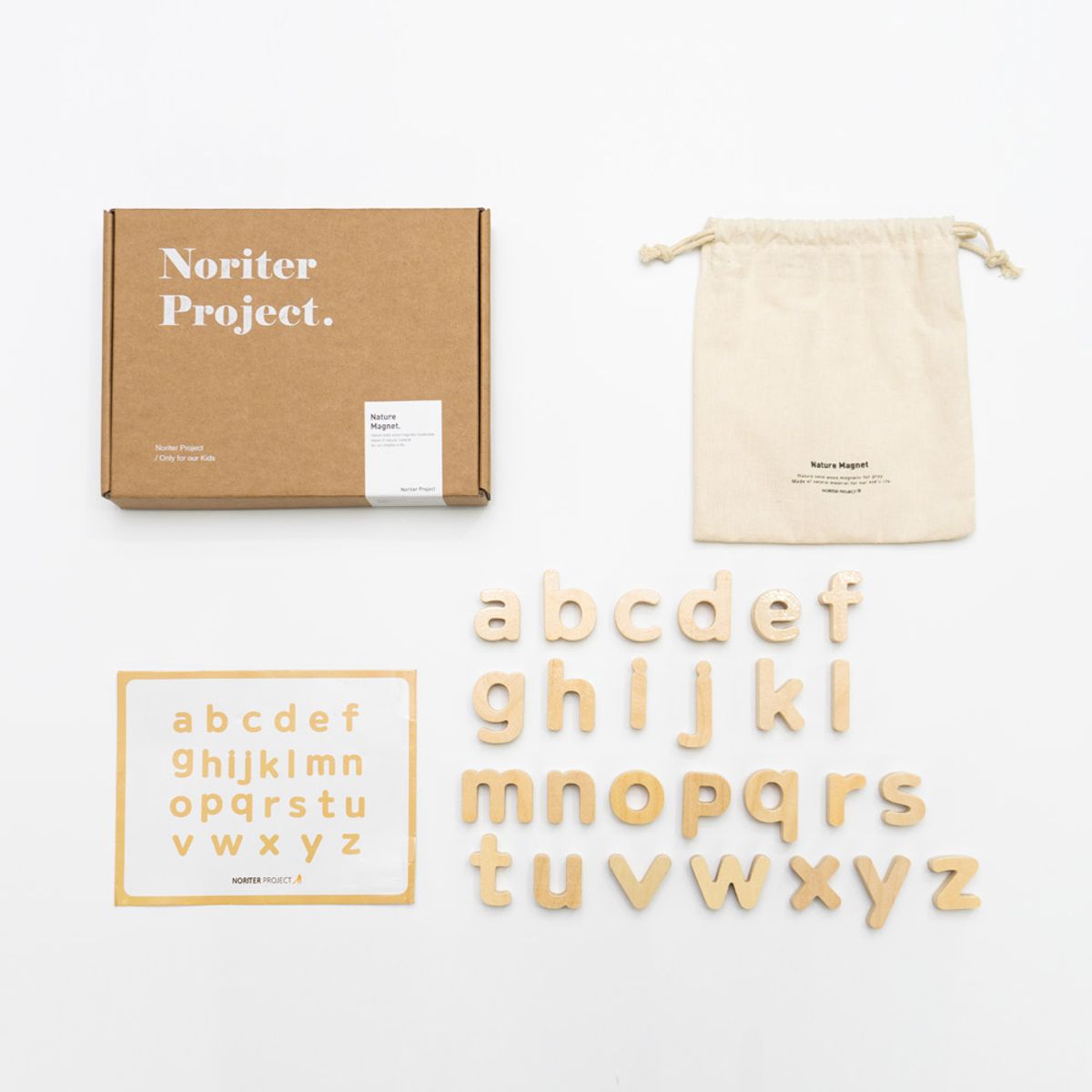 노리터보드(NORITERBOARD) 네이처 자석교구 4종 세트