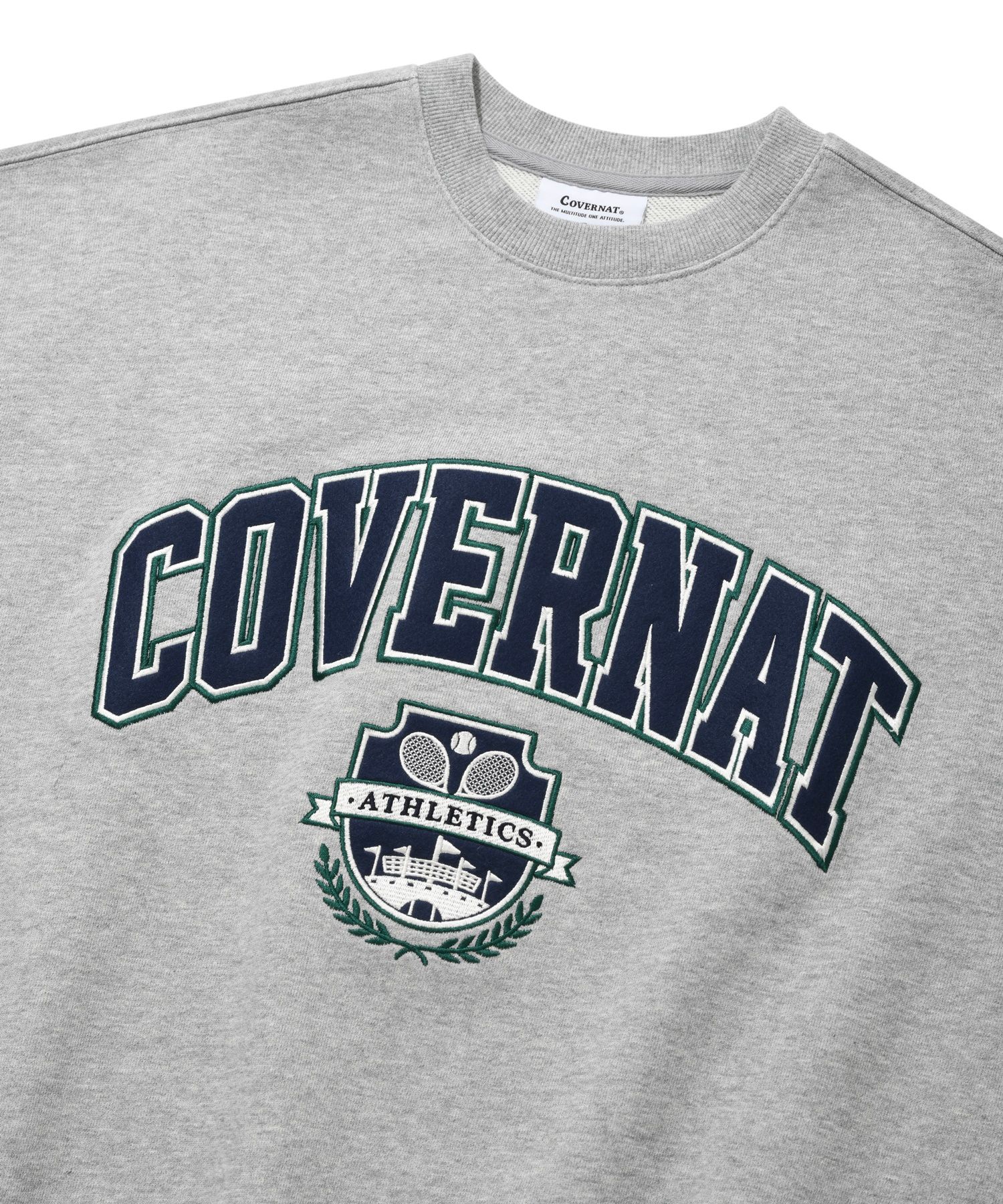 スウェット・トレーナー COVERNAT Heavyweight Overfit Man to Man Melange Gray MUSINSA | COVERNAT Heavyweight Overfit Sweatshirt Melange Gray
