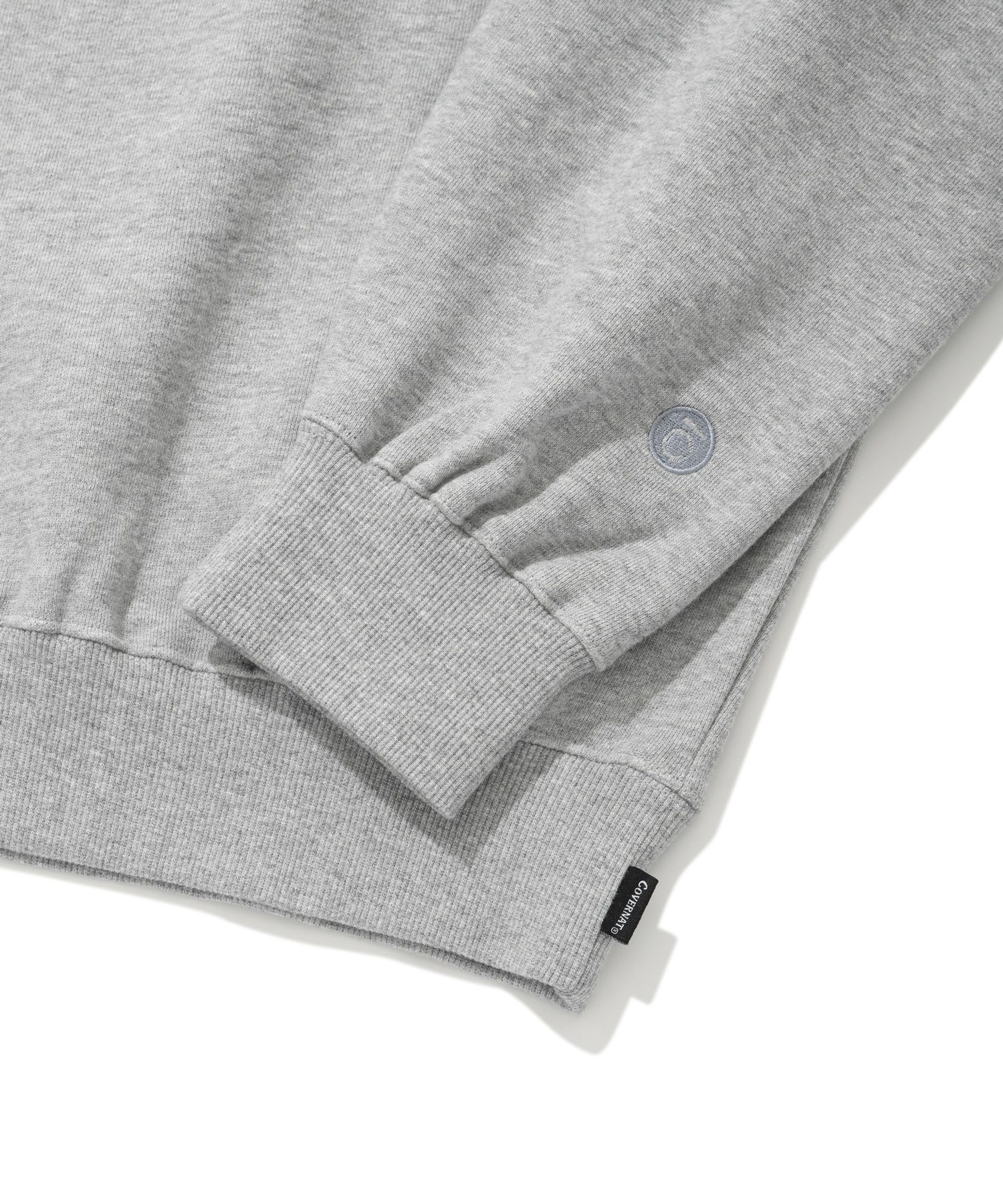 MUSINSA | COVERNAT College Emblem Overfit Sweatshirt Melange