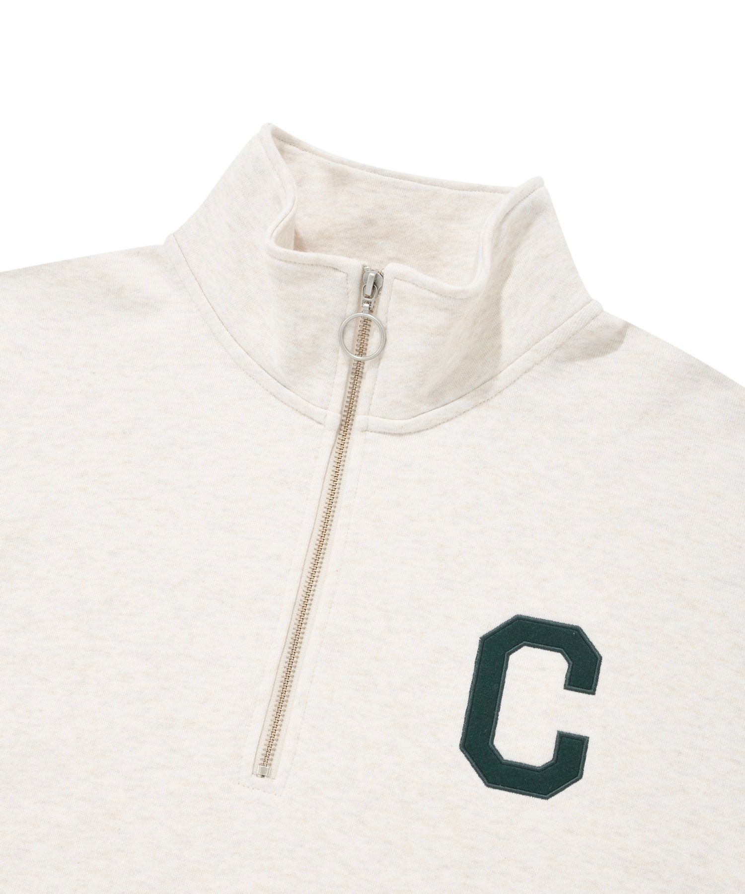 COVERNATのSmall Authentic Open Collar Half Knit 全2色 MUSINSA | COVERNAT C logo open collar half knit navy