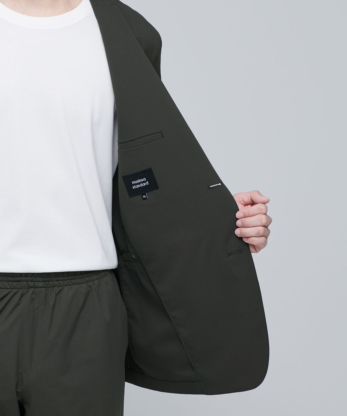 무신사 스탠다드(MUSINSA STANDARD) 올마이티 블레이저 [더스티 카키]
