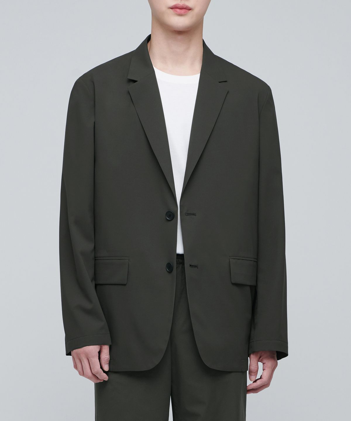 무신사 스탠다드(MUSINSA STANDARD) 올마이티 블레이저 [더스티 카키]
