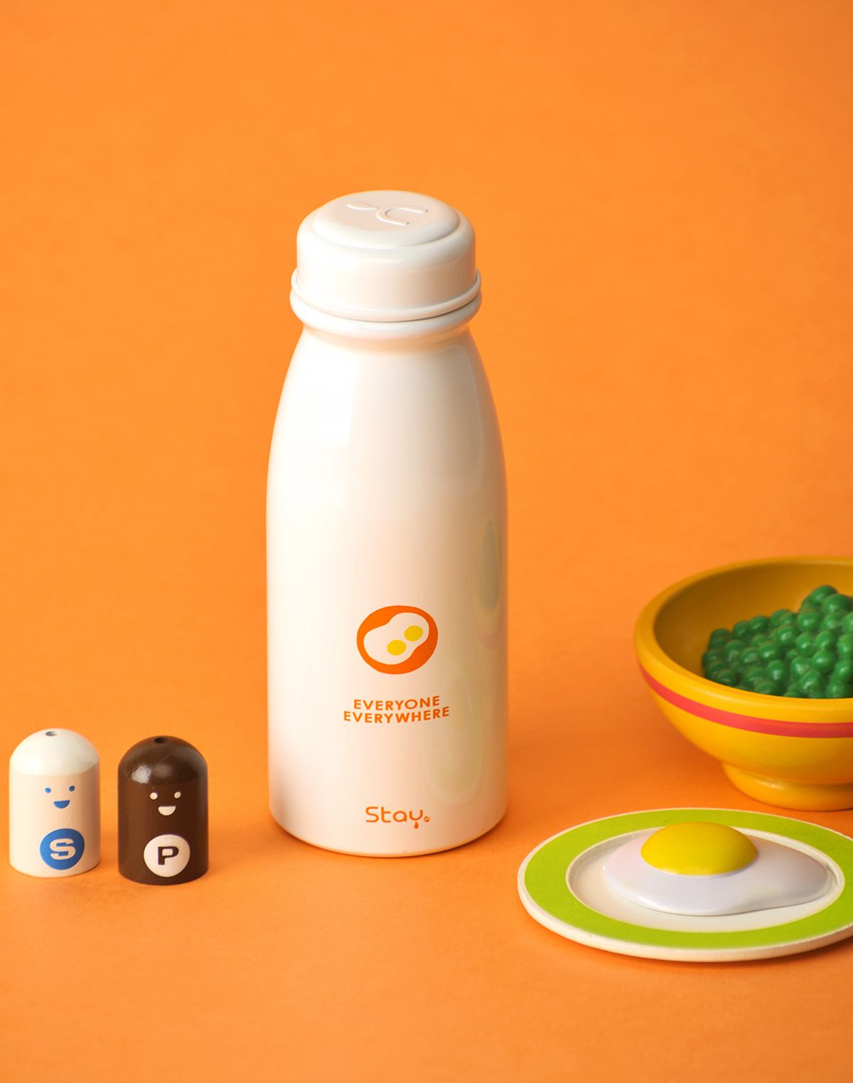 스테이24(STAY24) 하와이안샐러드  콜라보레이션텀블러 350ml 화이트
