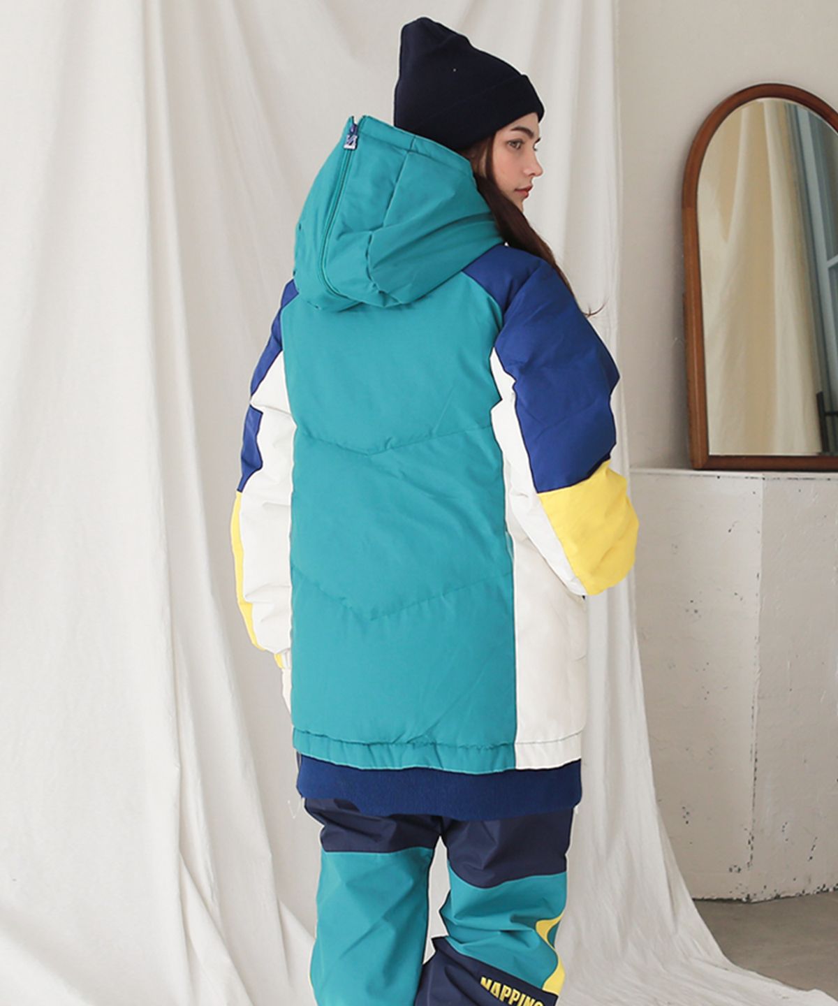 내핑스노우(NAPPINGSNOW) 1920-J-4 MIX(믹스NAVY)JKT