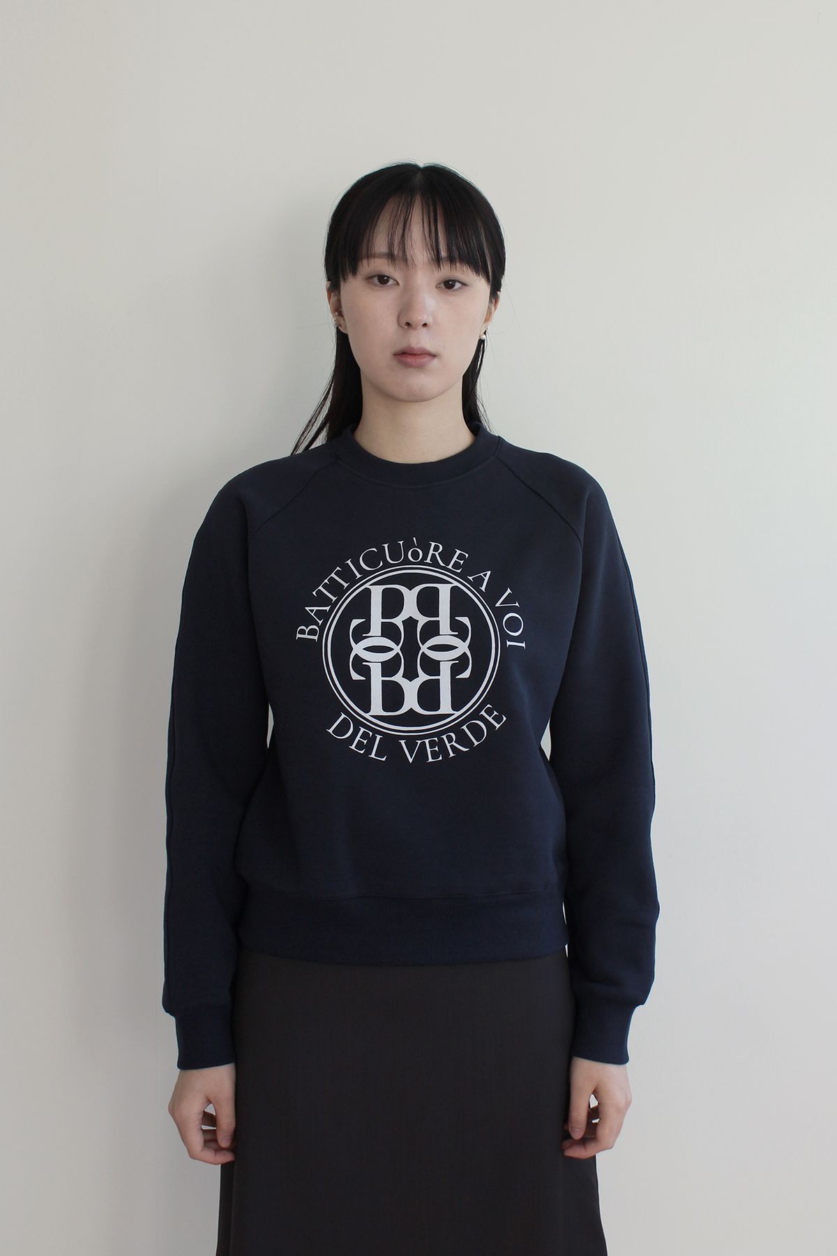 루바티(RUBATI) Univ del Verde Sweatshirt (Navy)