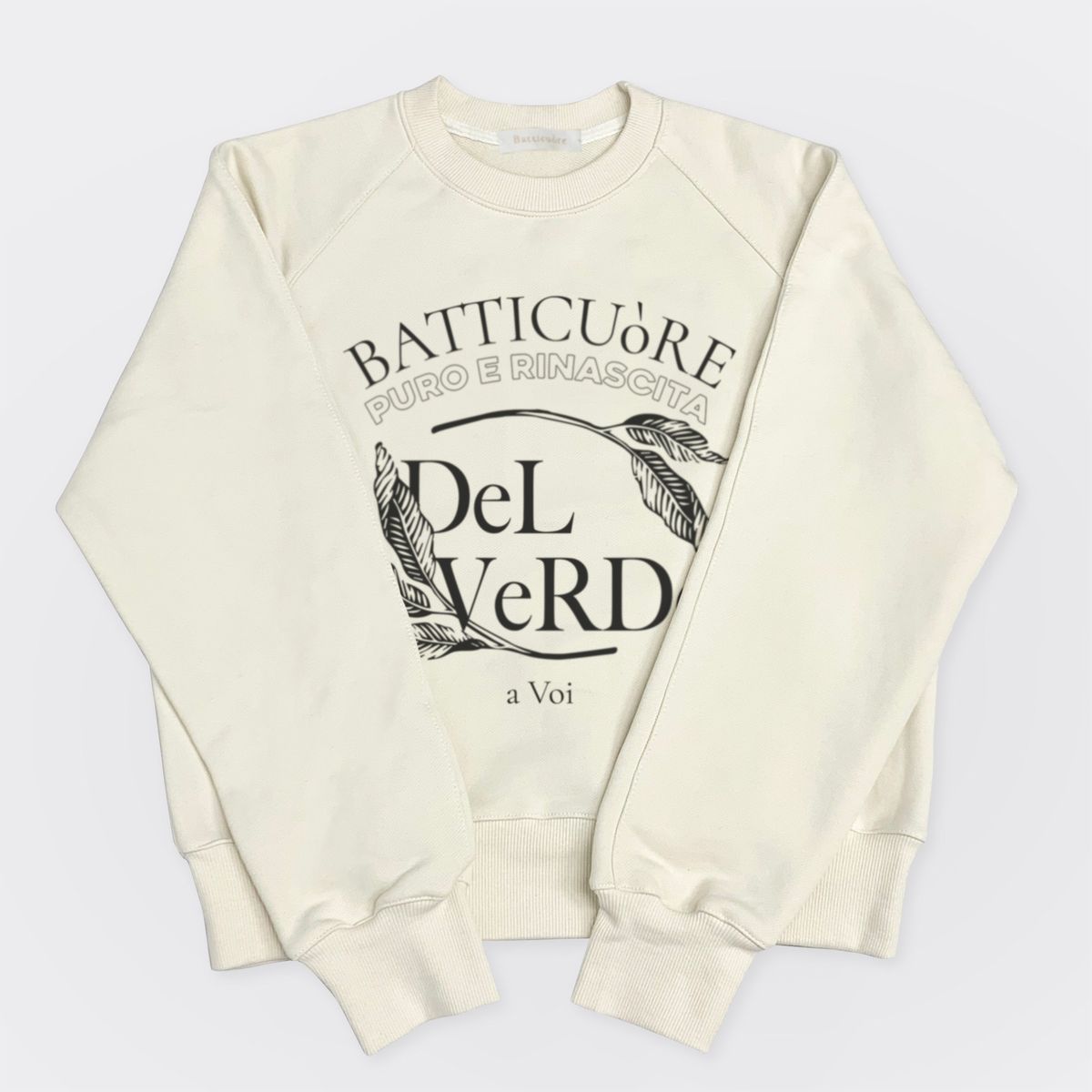 루바티(RUBATI) Leaf del Verde Sweatshirt (Ivory)