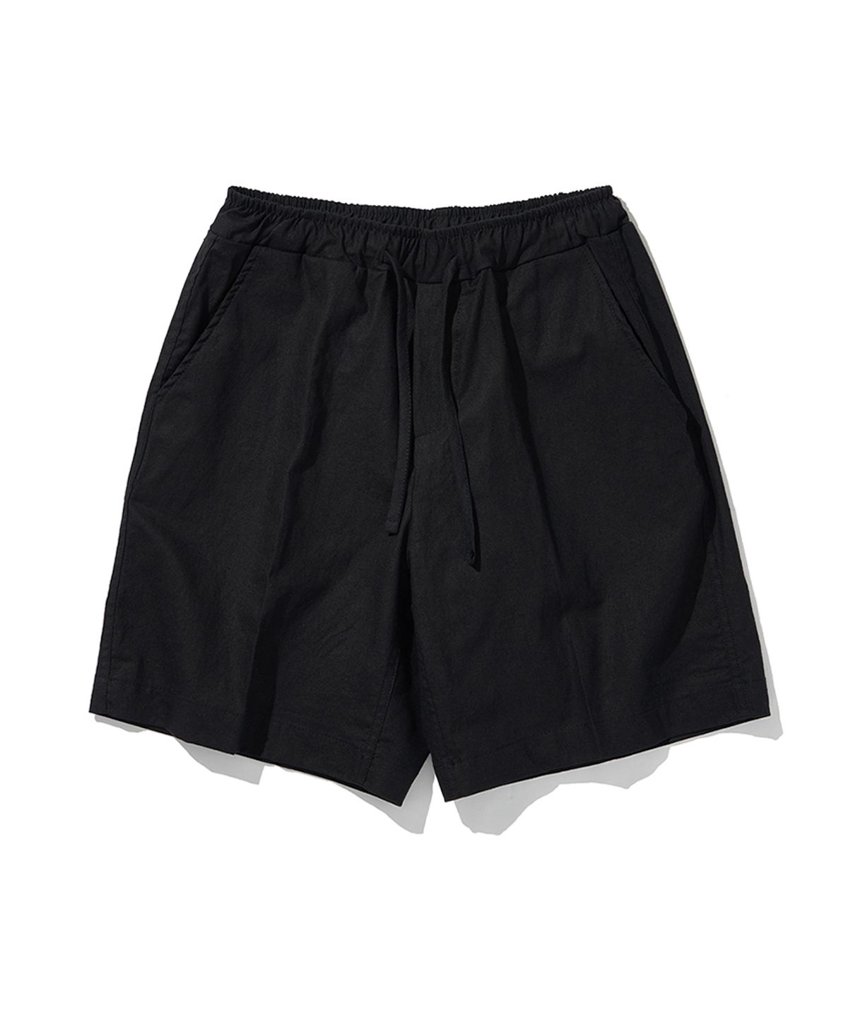 모아(MOAA) 소소 린넨 하프 팬츠 (BLACK)
