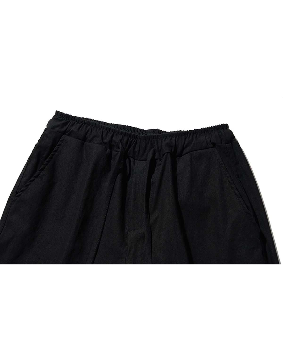 모아(MOAA) 소소 린넨 하프 팬츠 (BLACK)