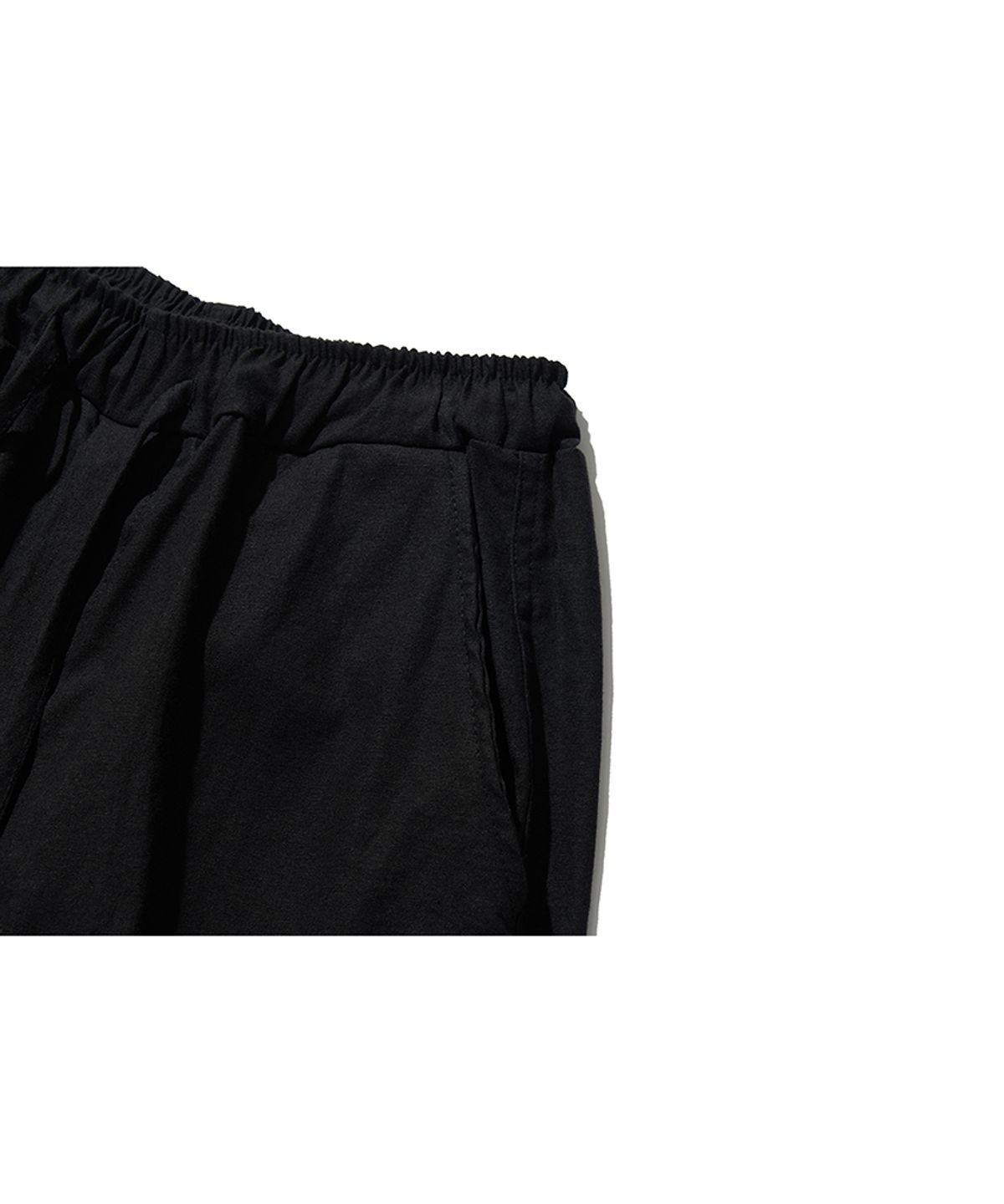 모아(MOAA) 소소 린넨 하프 팬츠 (BLACK)