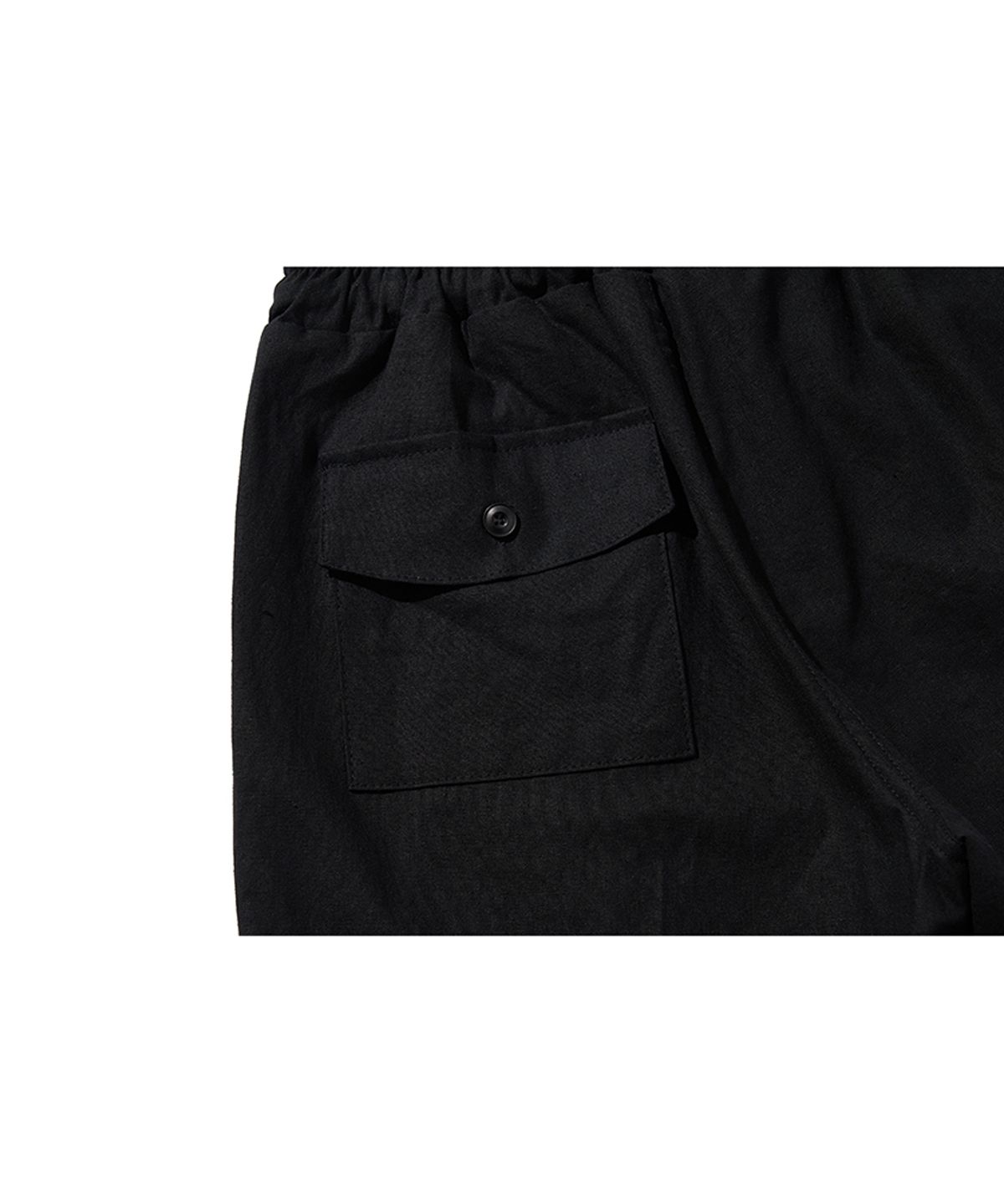 모아(MOAA) 소소 린넨 하프 팬츠 (BLACK)