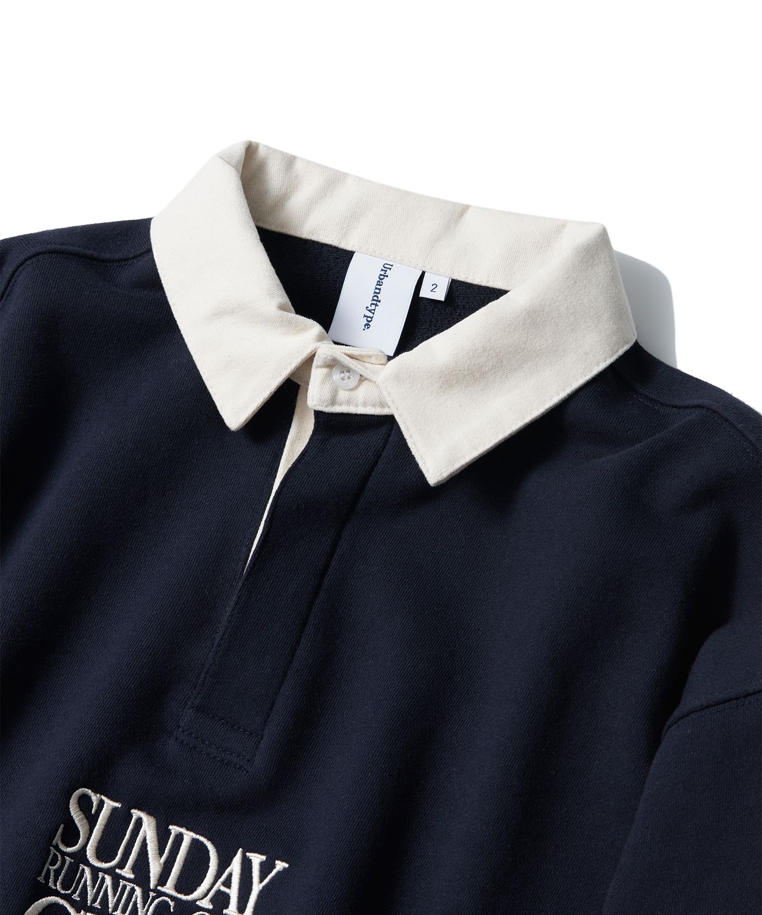 Urbandtype☆Running Club rugby Sweat shirt PRE-ORDER] URBANDTYPE Running Club rugby Sweat shirt | LINE
