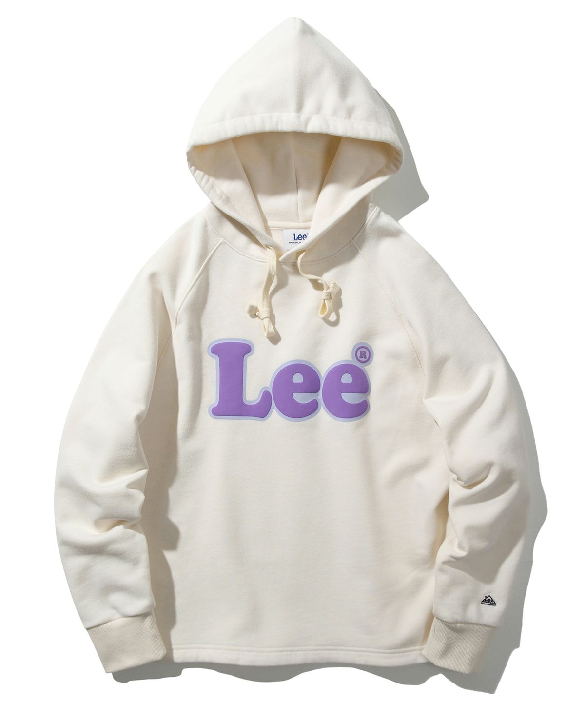 리(LEE) 우먼스 빈티지 로고 후디 아이보리
