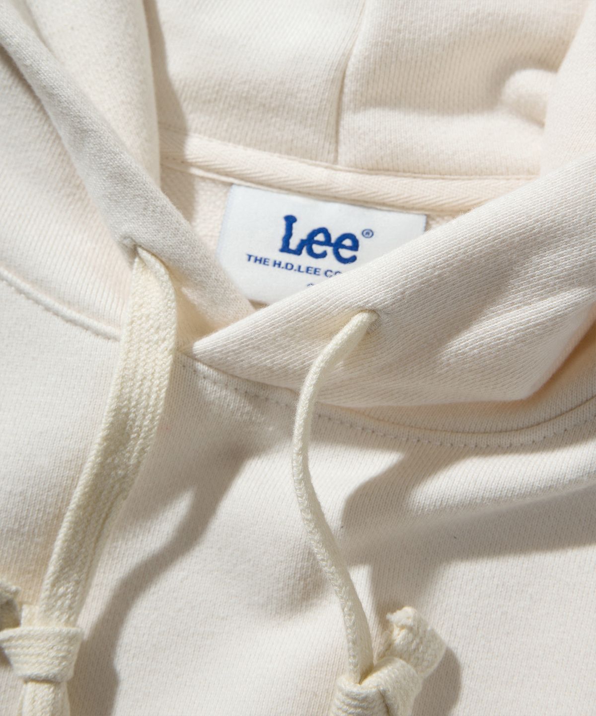 리(LEE) 우먼스 빈티지 로고 후디 아이보리