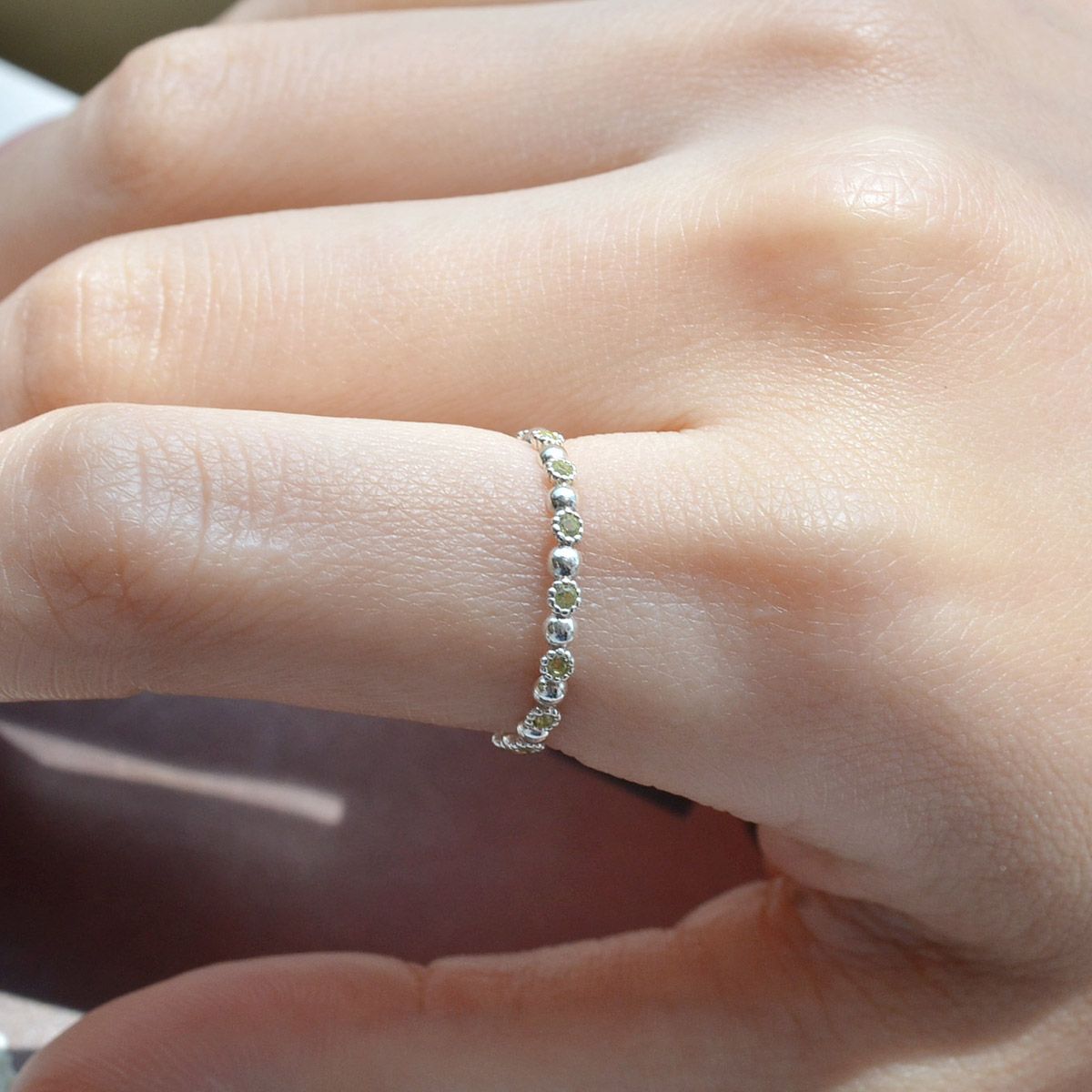 47베이지(47BAG) 925 Silver Kaila Stack Ring/ 카일라