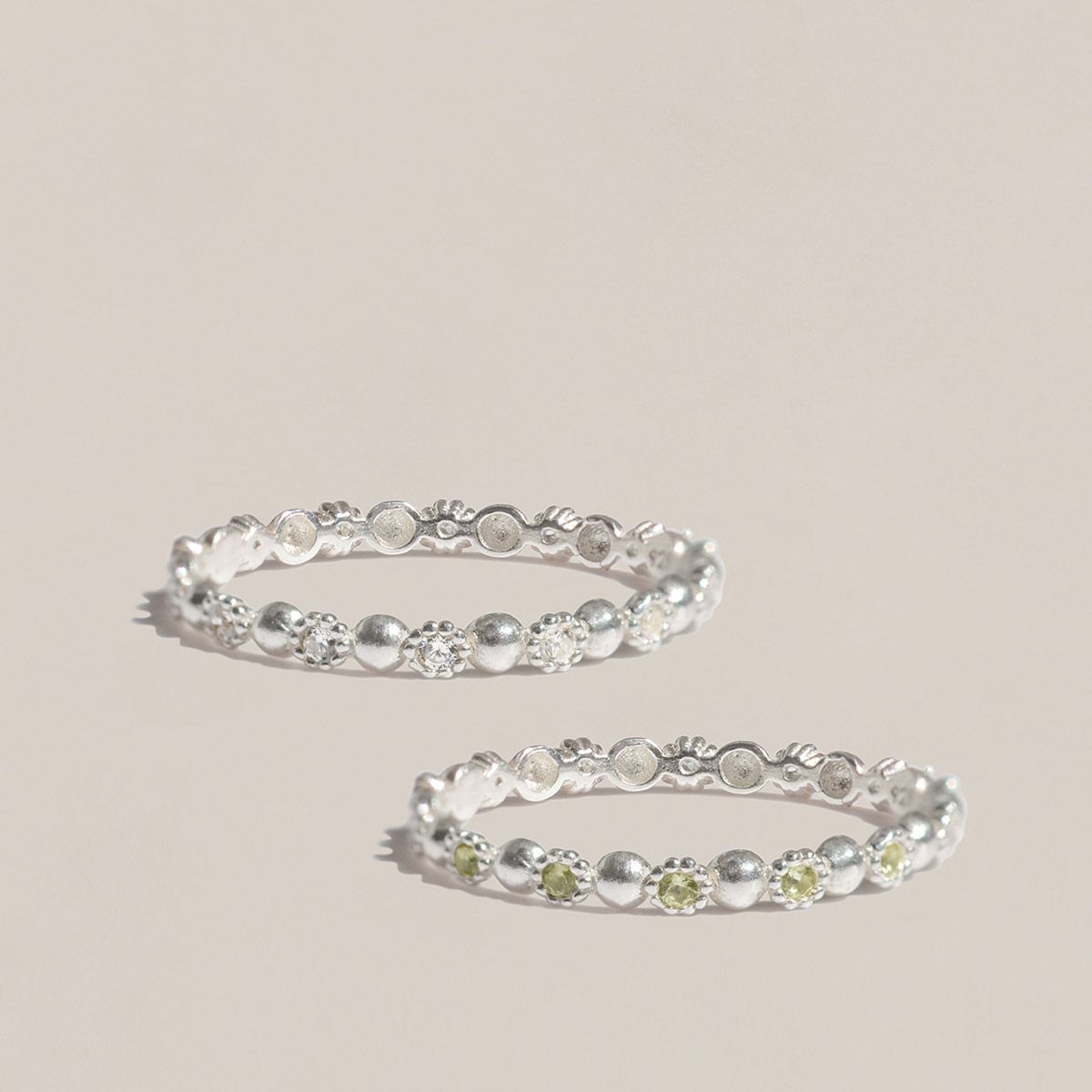 47베이지(47BAG) 925 Silver Kaila Stack Ring/ 카일라