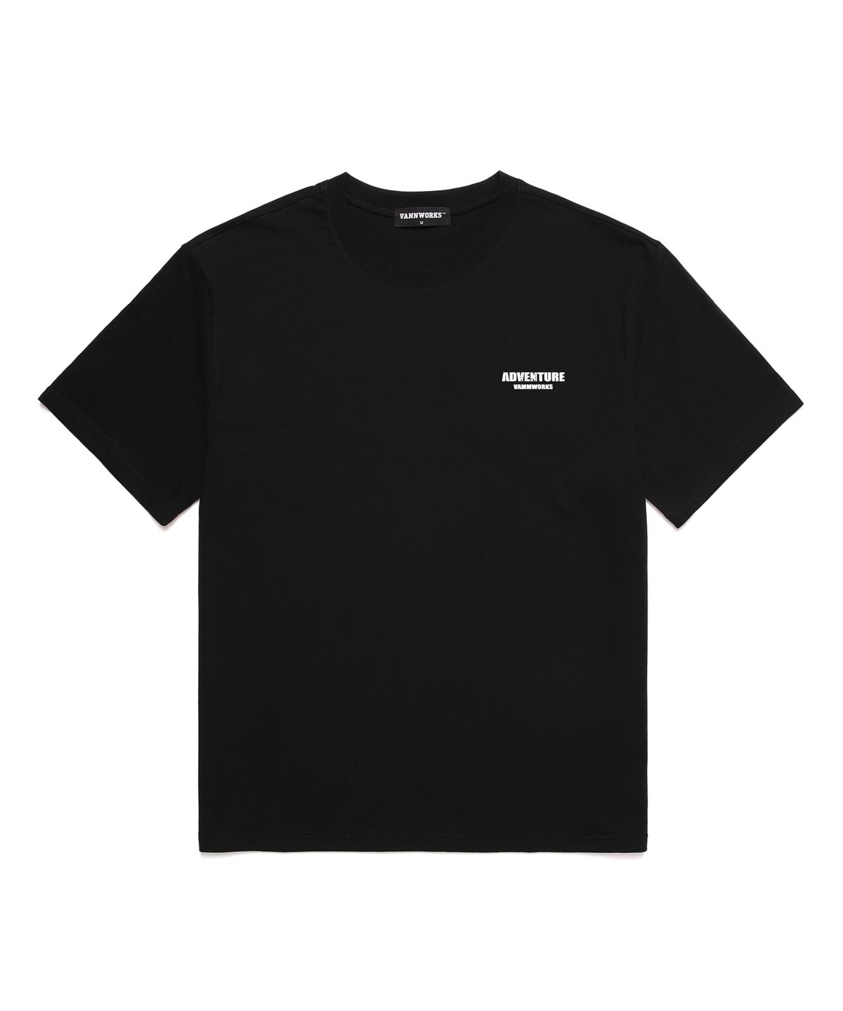 밴웍스(VANNWORKS) Adventure 오버핏 반팔 티셔츠 (VNCTS209) 블랙