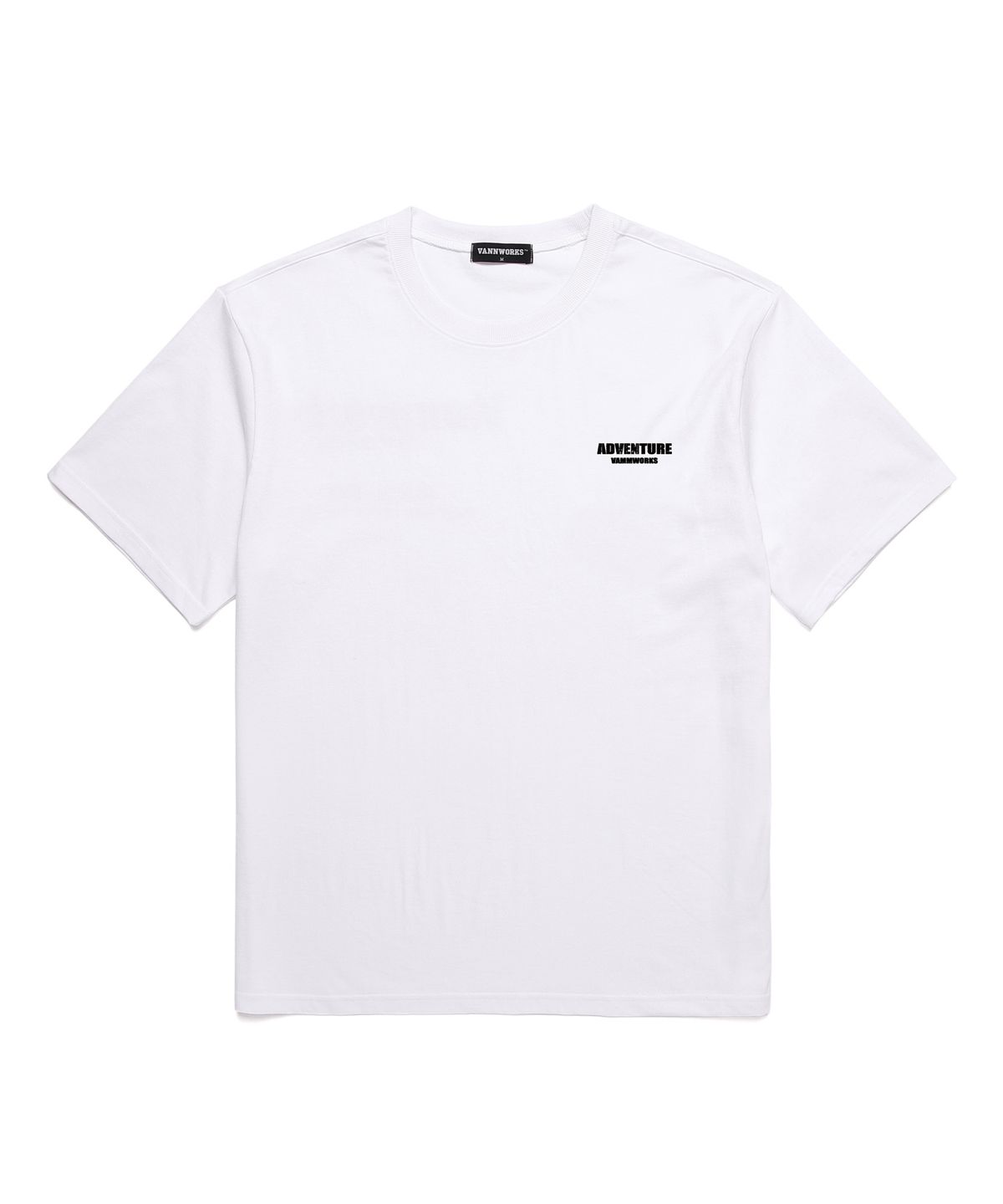 밴웍스(VANNWORKS) Adventure 오버핏 반팔 티셔츠 (VNCTS209) 화이트