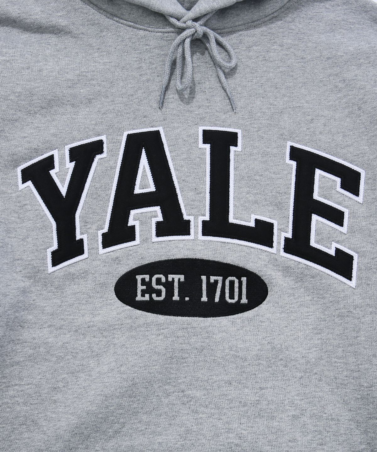 예일(YALE) (22FW) 2 TONE ARCH HOODIE GRAY