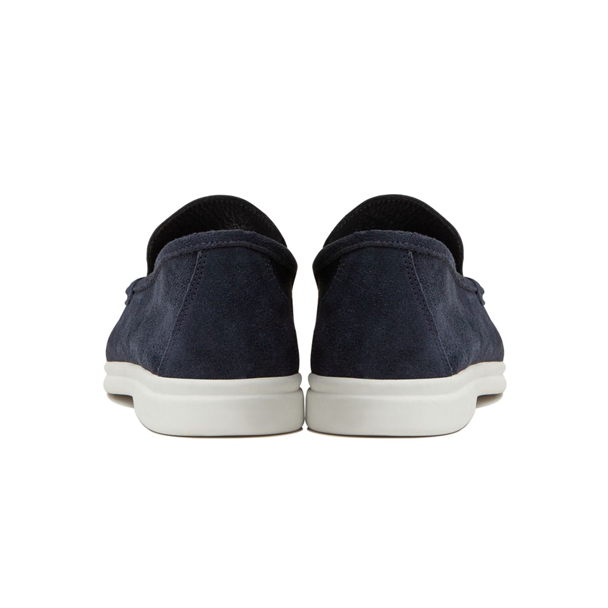 커스텀에이드(CUSTOMADE) 루이스 스웨이드 미니멀 로퍼 3cm (CR0046NV)