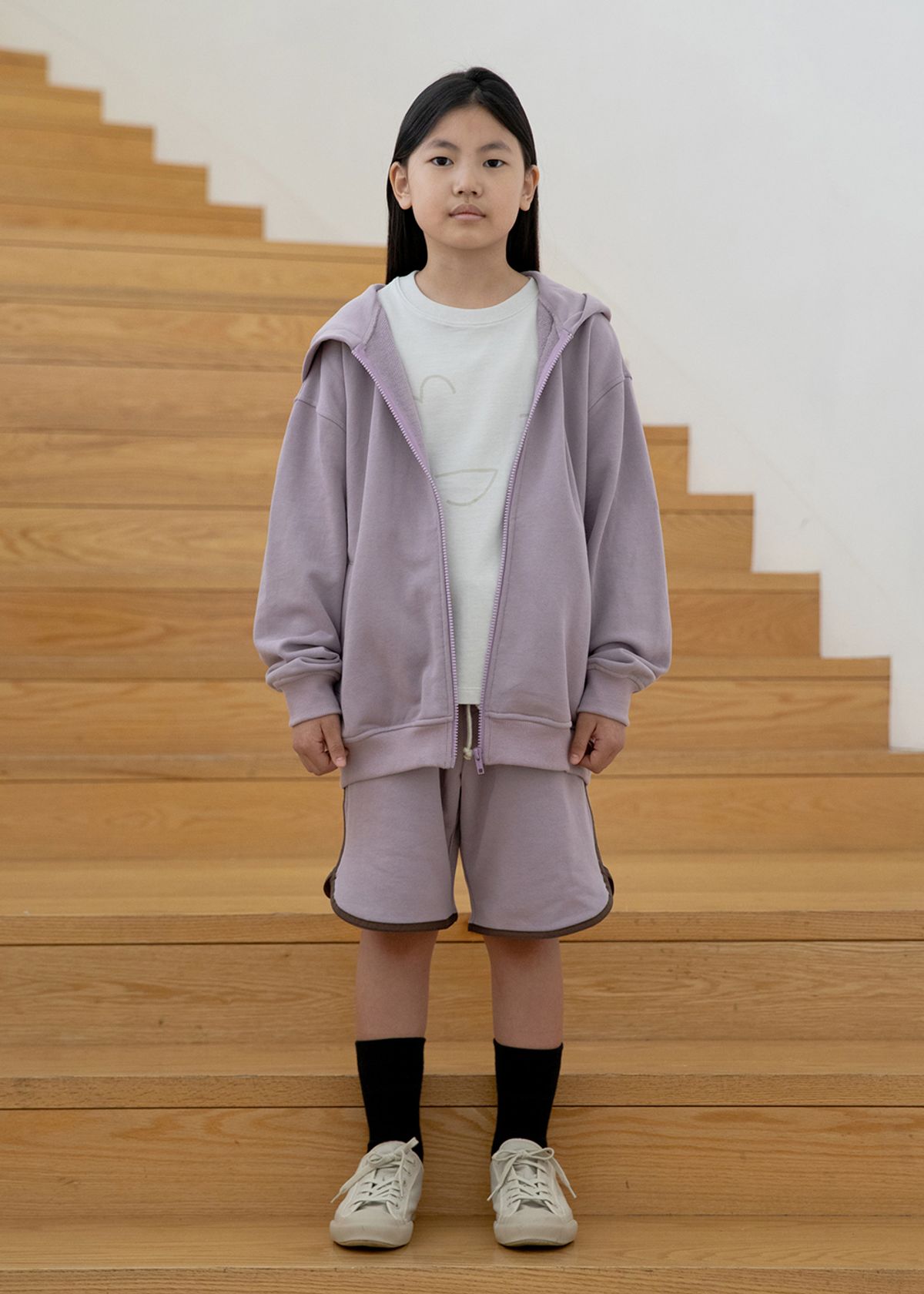 벤(BBEEEENN) 베이크 하프 팬츠_라벤더