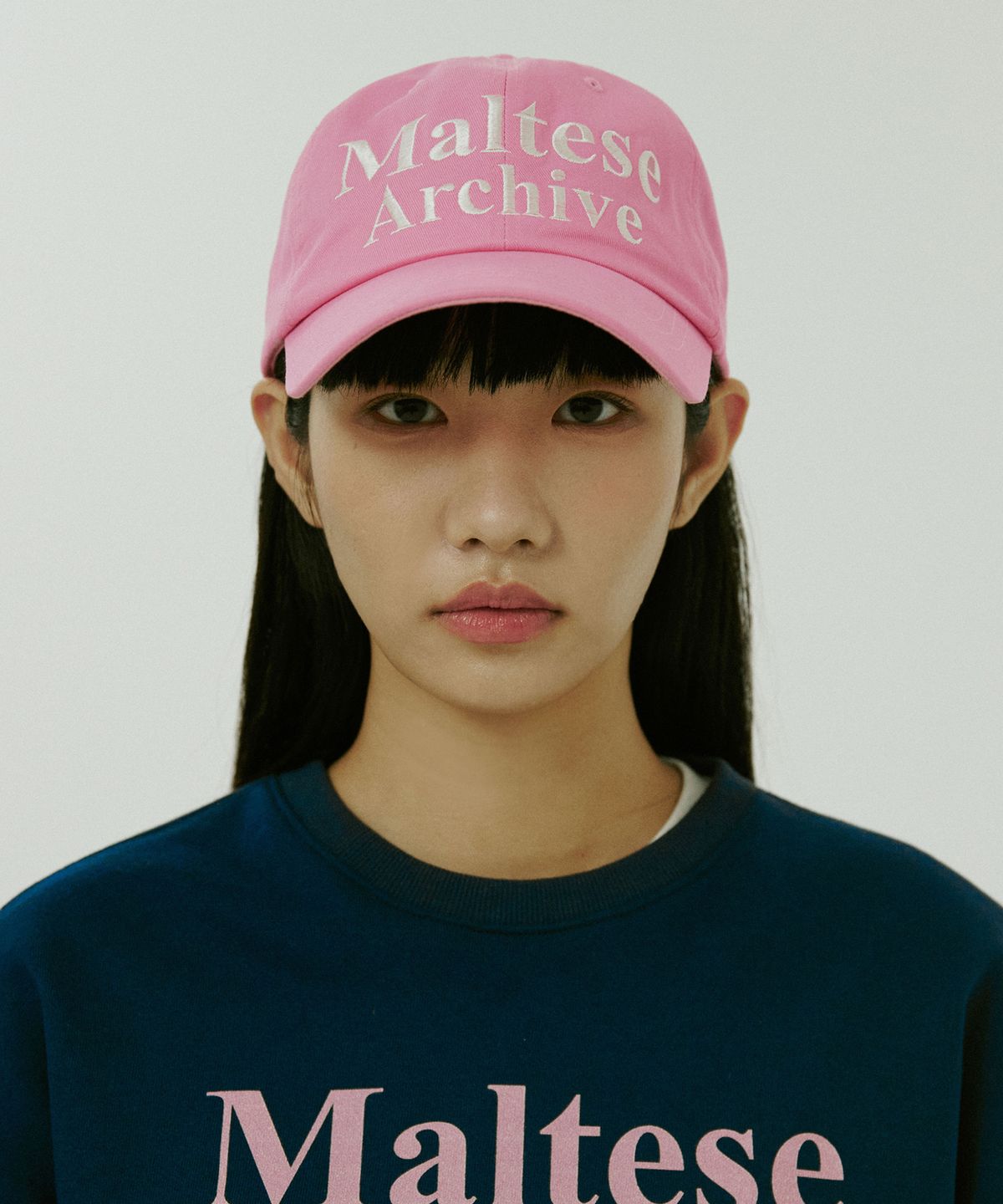 와이케이(WAIKEI) 말티즈 아카이브 볼캡 핑크