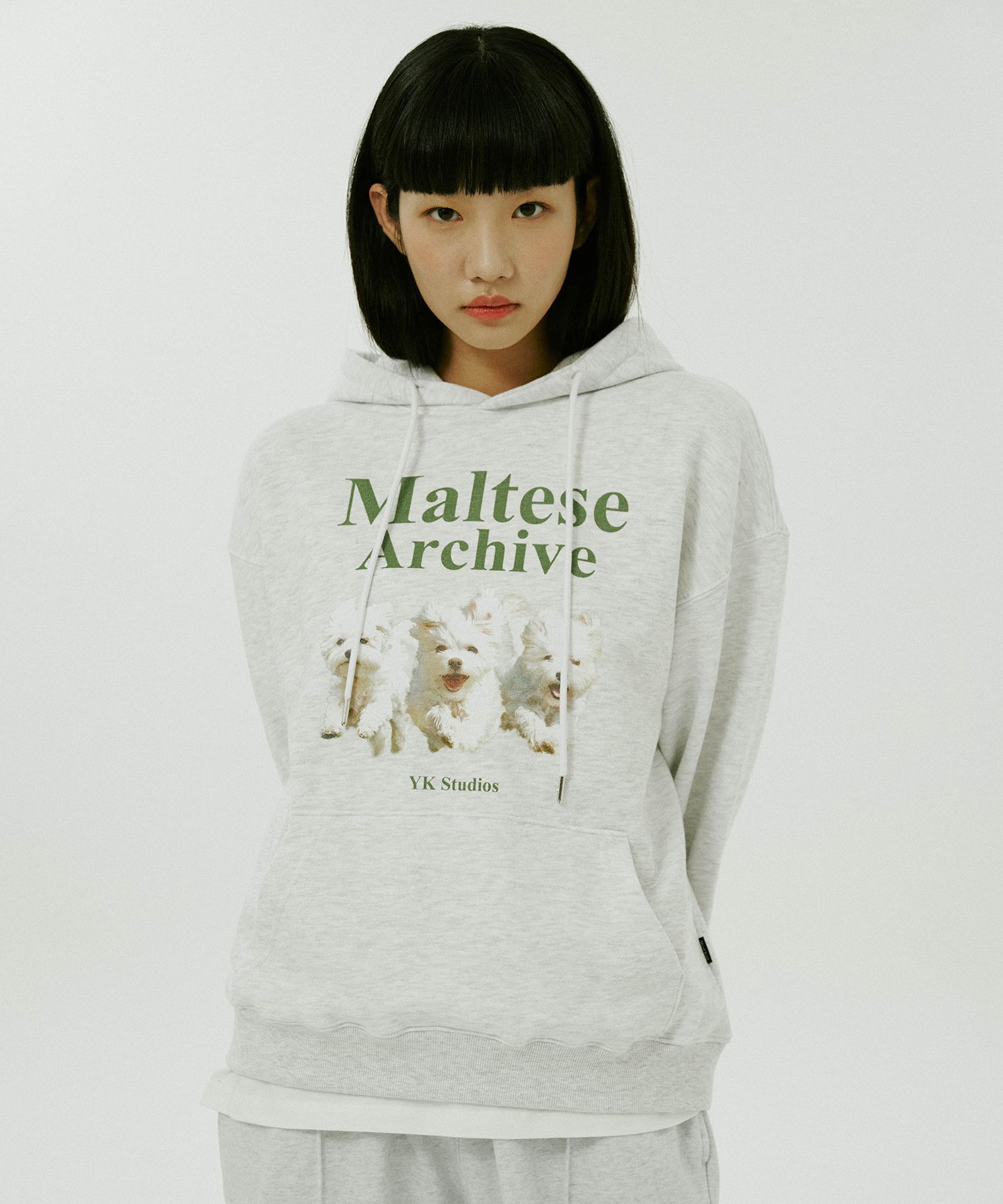 パーカー・フーディ Wai Kei Maltese embroidered hoodie jumper 5BNY315 Wai Kei Maltese embroidered hoodie jumper 5BNY315 (Wai Kei