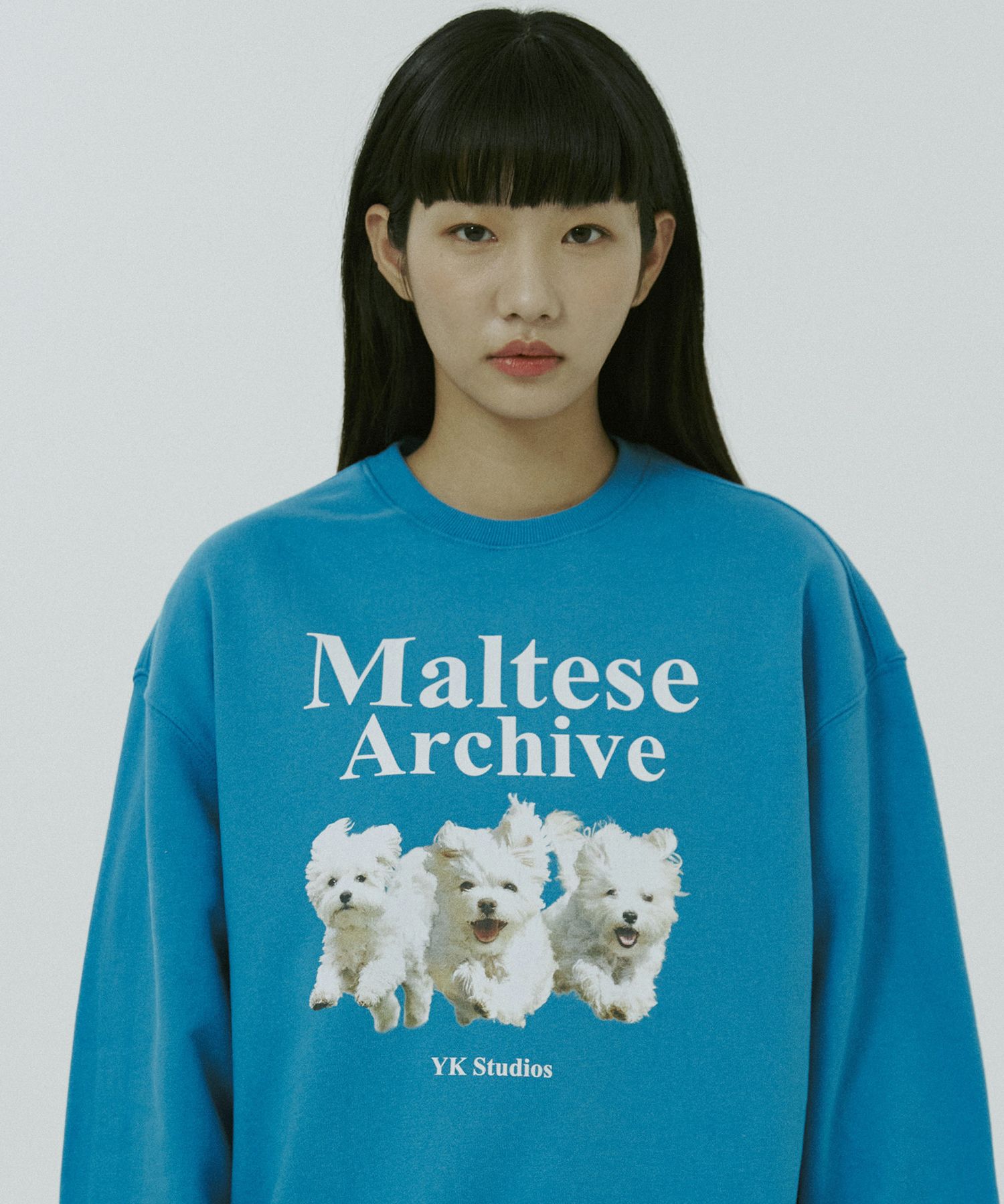 【専用】maltese_8314様 MUSINSA公式 | WAI KEI MALTESE ARCHIVE SWEATSHIRT SERULIAN BLUE