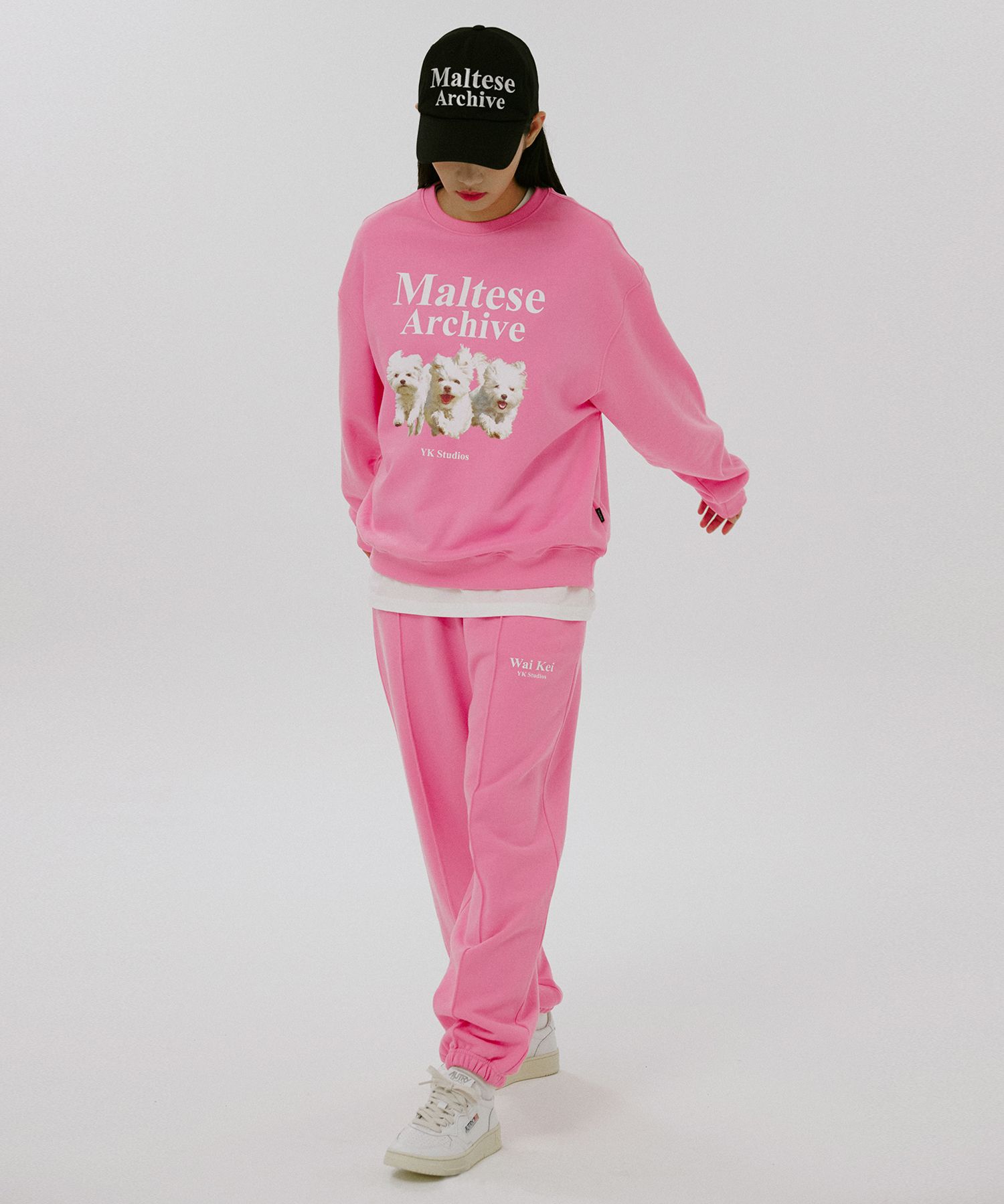 MUSINSA | WAI KEI MALTESE ARCHIVE SWEATSHIRT BLACK