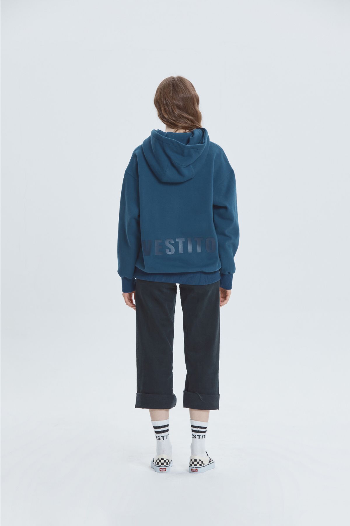 베스띠또(VESTITO) LOGO GRANDE HD SWEAT(빅 로고 후드 티)
