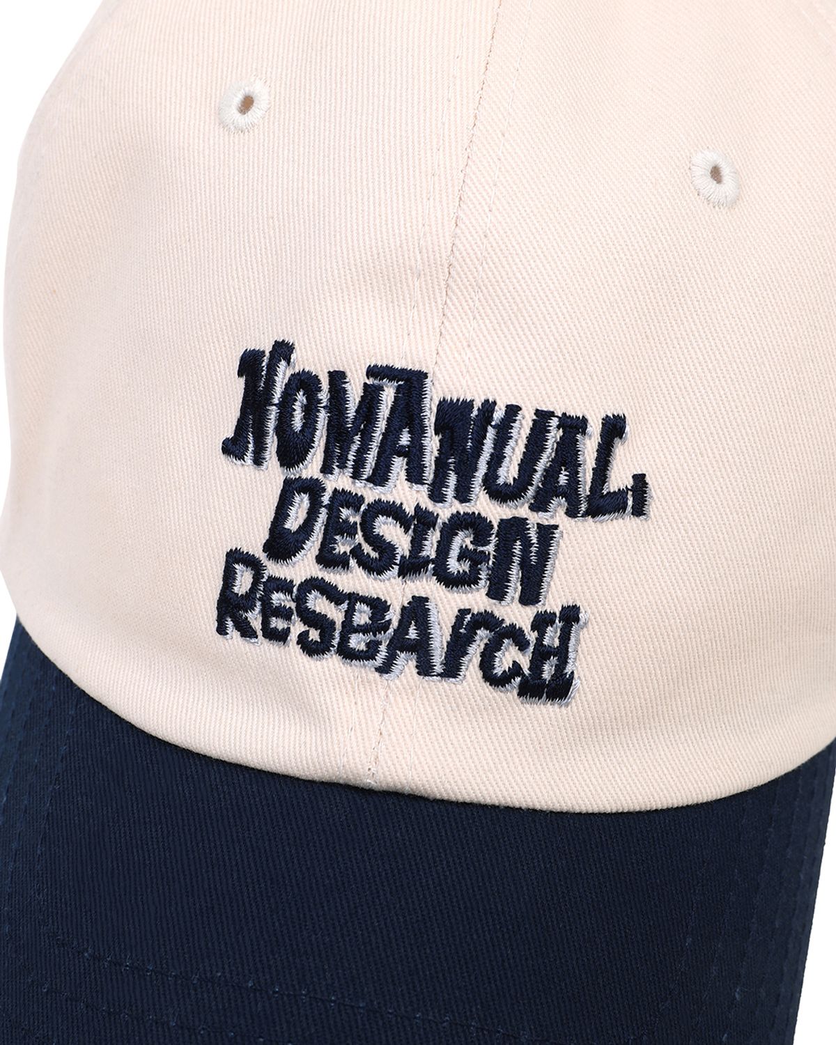 노매뉴얼(NOMANUAL) DOODLE BALL CAP - DARK NAVY
