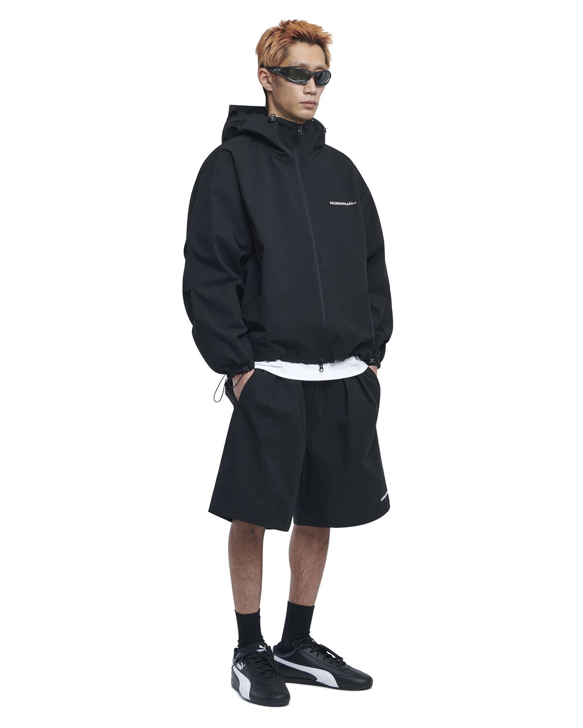 노매뉴얼(NOMANUAL) PENON WIND SHELL - BLACK